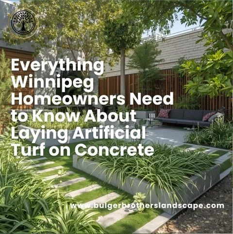 Everything Winnipeg Homeowners Need to Know About Laying Artificial Turf on Concrete