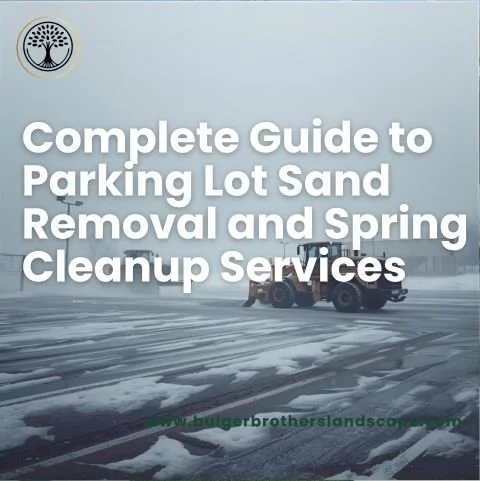 Complete Guide to Parking Lot Sand Removal and Spring Cleanup Services