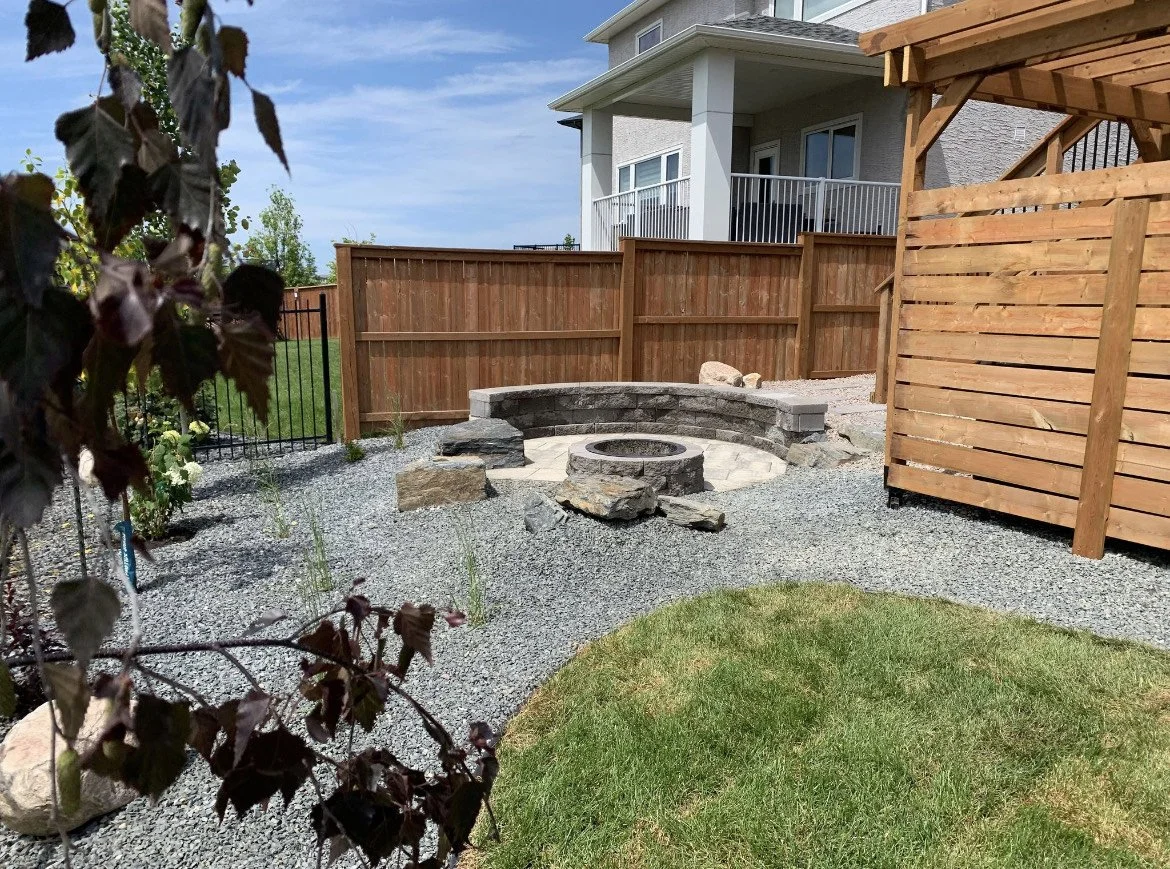 Outdoor Fireplace Installation Winnipeg Bulger Brothers Landscapes