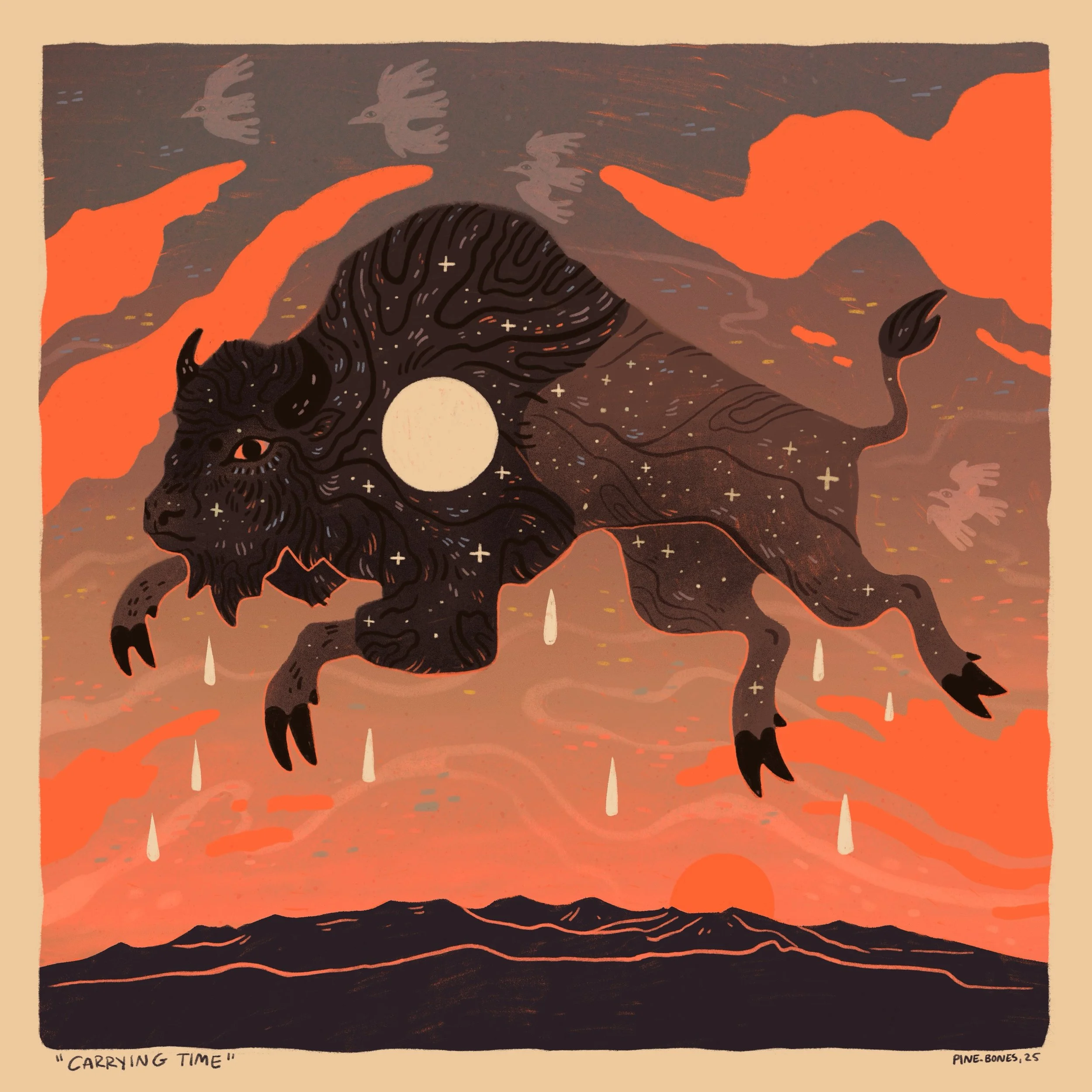 Carrying Time - Print