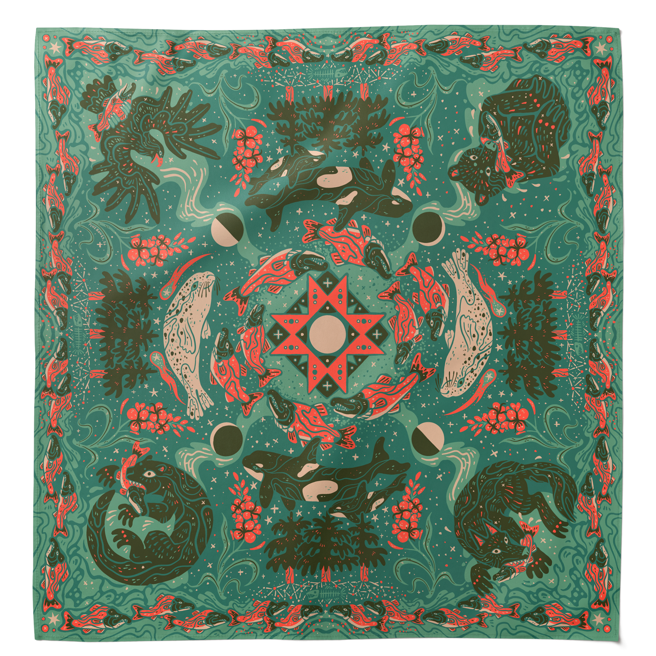 Salmon Cycle - Bandana PRE-ORDER