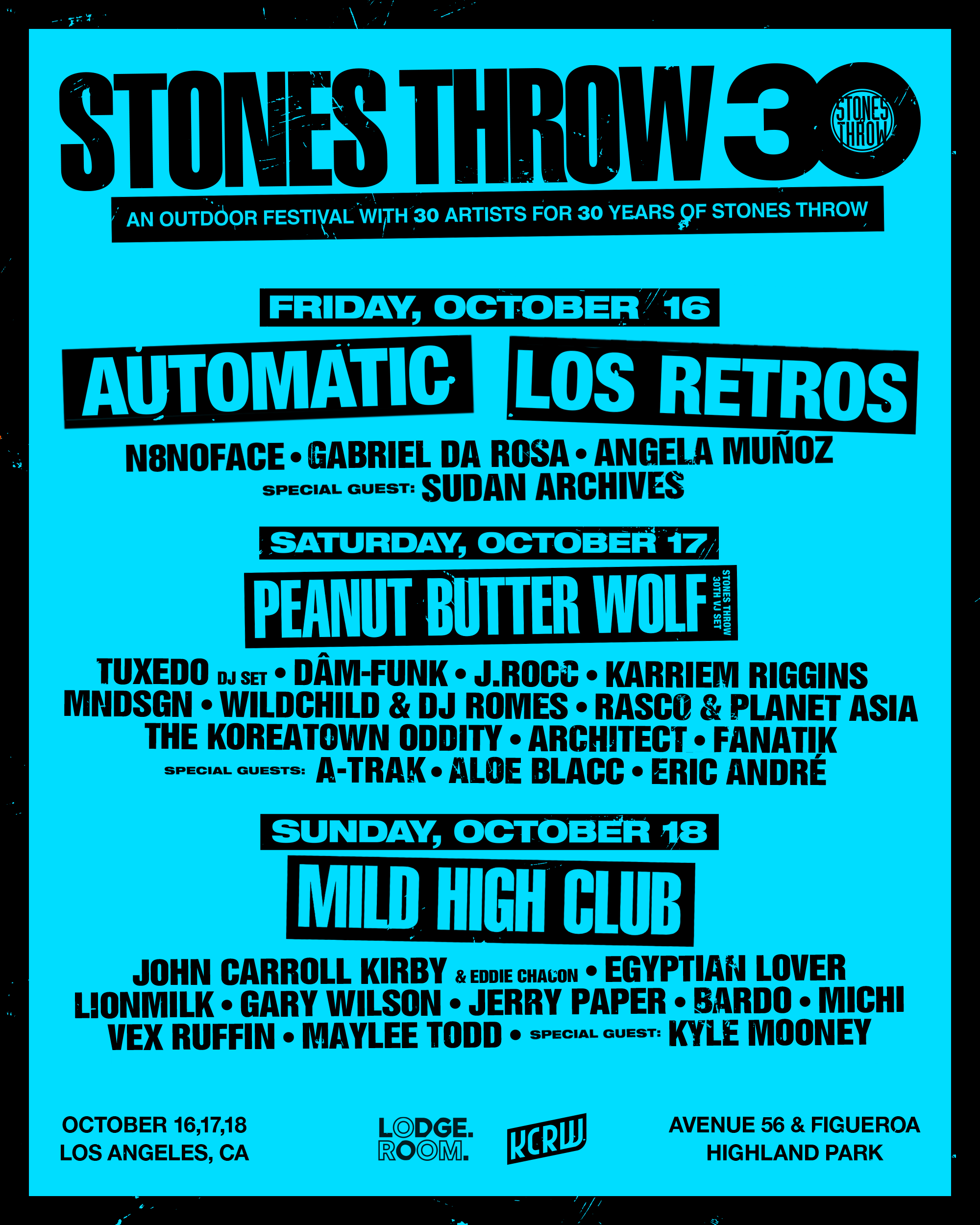 Stones Throw 30 festival