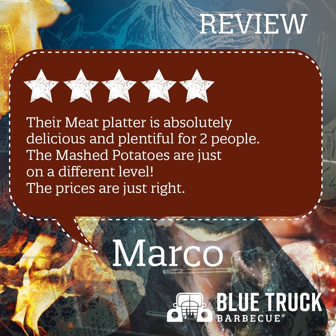 Thank you Marco! We agree: our mashed potatoes are out of this world!

#Edmonton #barbecue #barbeque #BBQ #YEG #YEGlocal #YEGfood #YEGeats #yeggers #yeglife #edmontonmade #exploreedmonton #yegbusiness #foodstagram #edmontoneats #supportlocal #craftbe