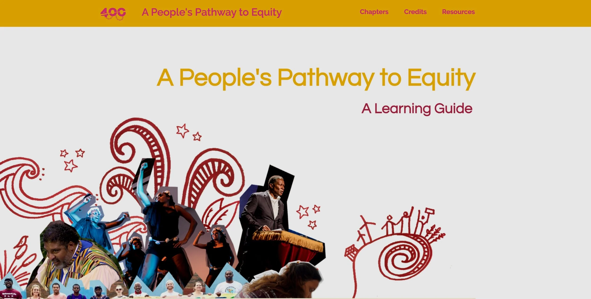 Interactive learning guide using keystone tools from 400YOI pedagogical work. Allows participants to explore “the ecology of inequality” and learn moral fusion coalition, which are foundational elements of the project.

- [Digital media curator & pro