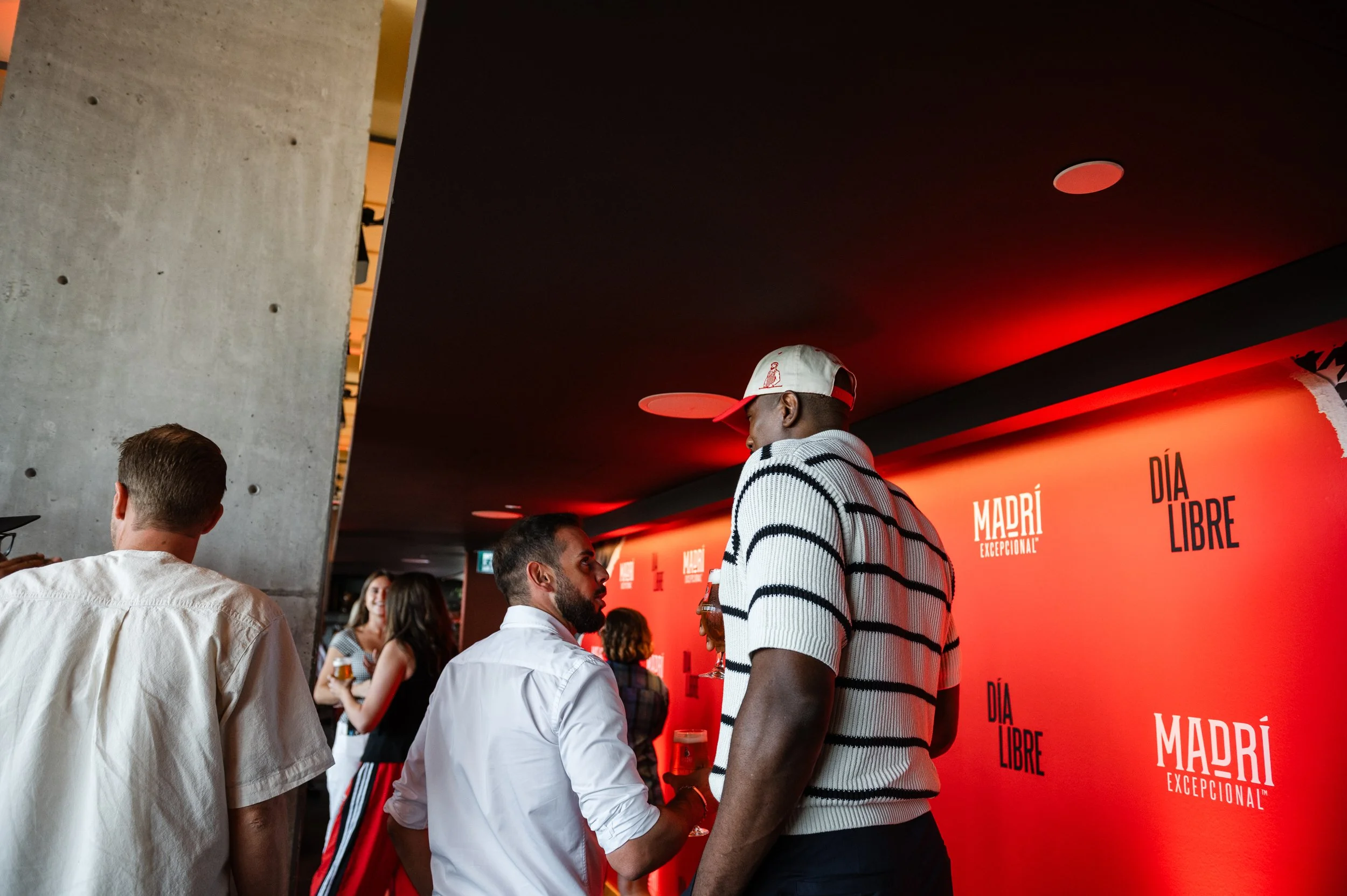 Serge Ibaka at Madri event in Toronto