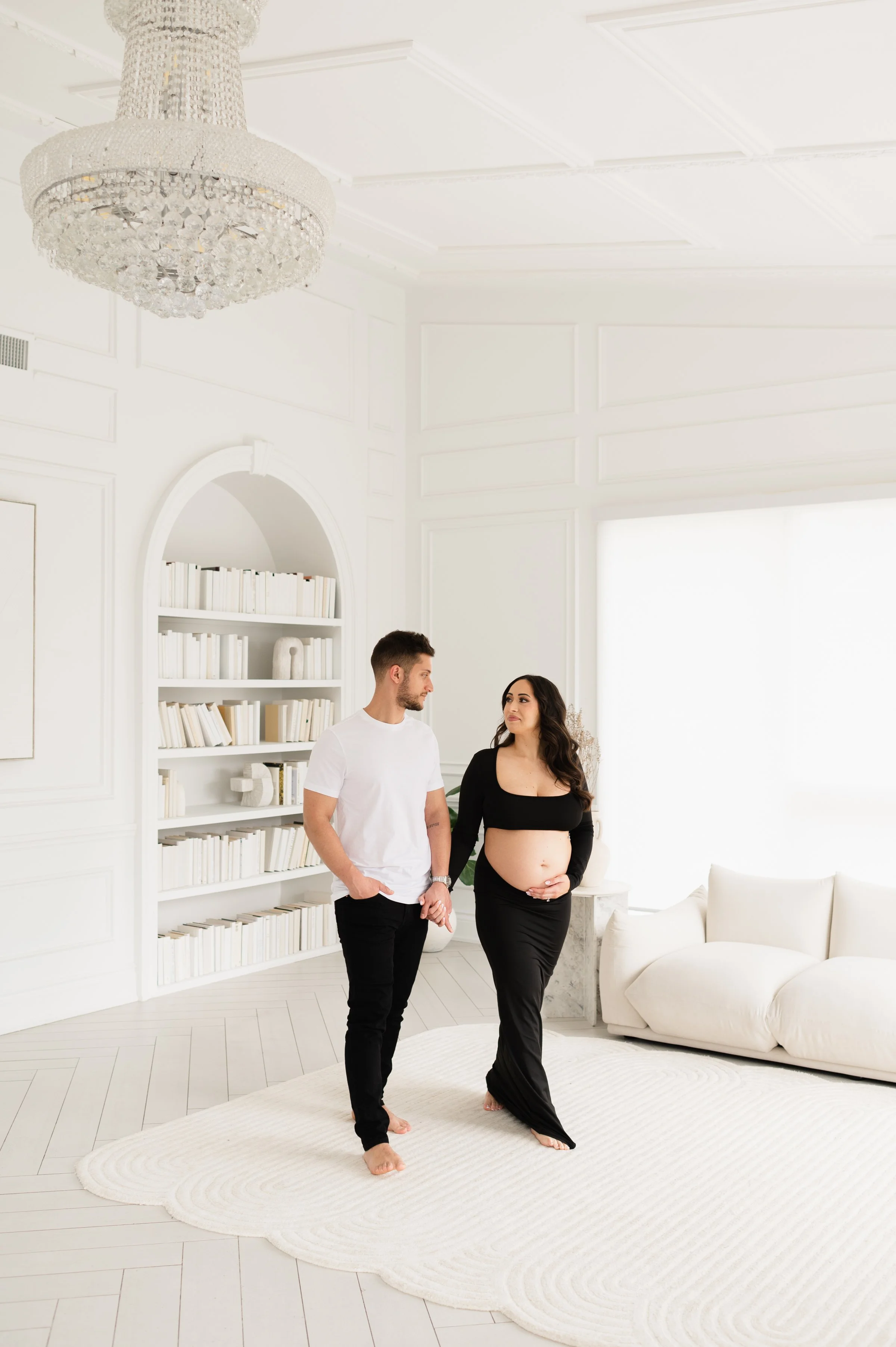 Studio maternity photoshoot