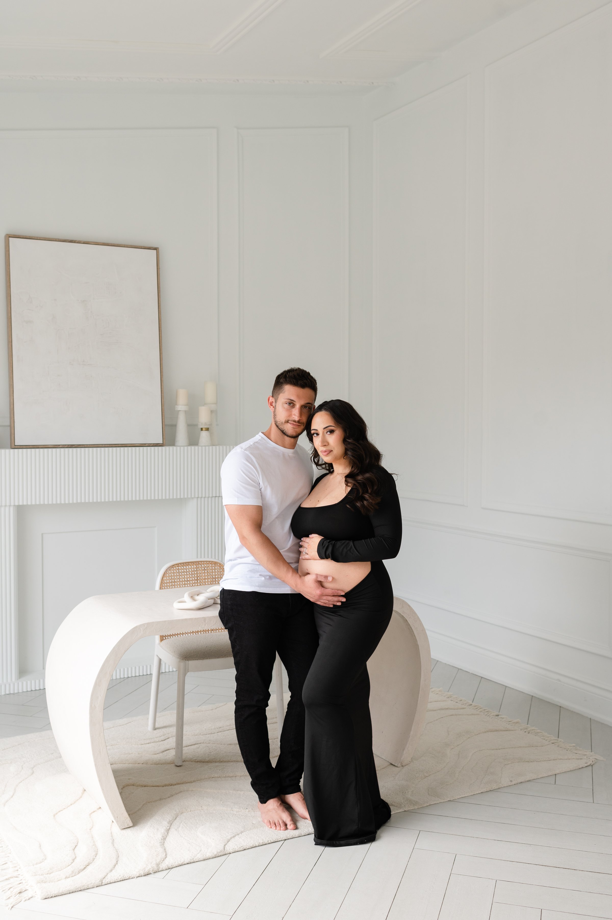 Studio maternity photoshoot