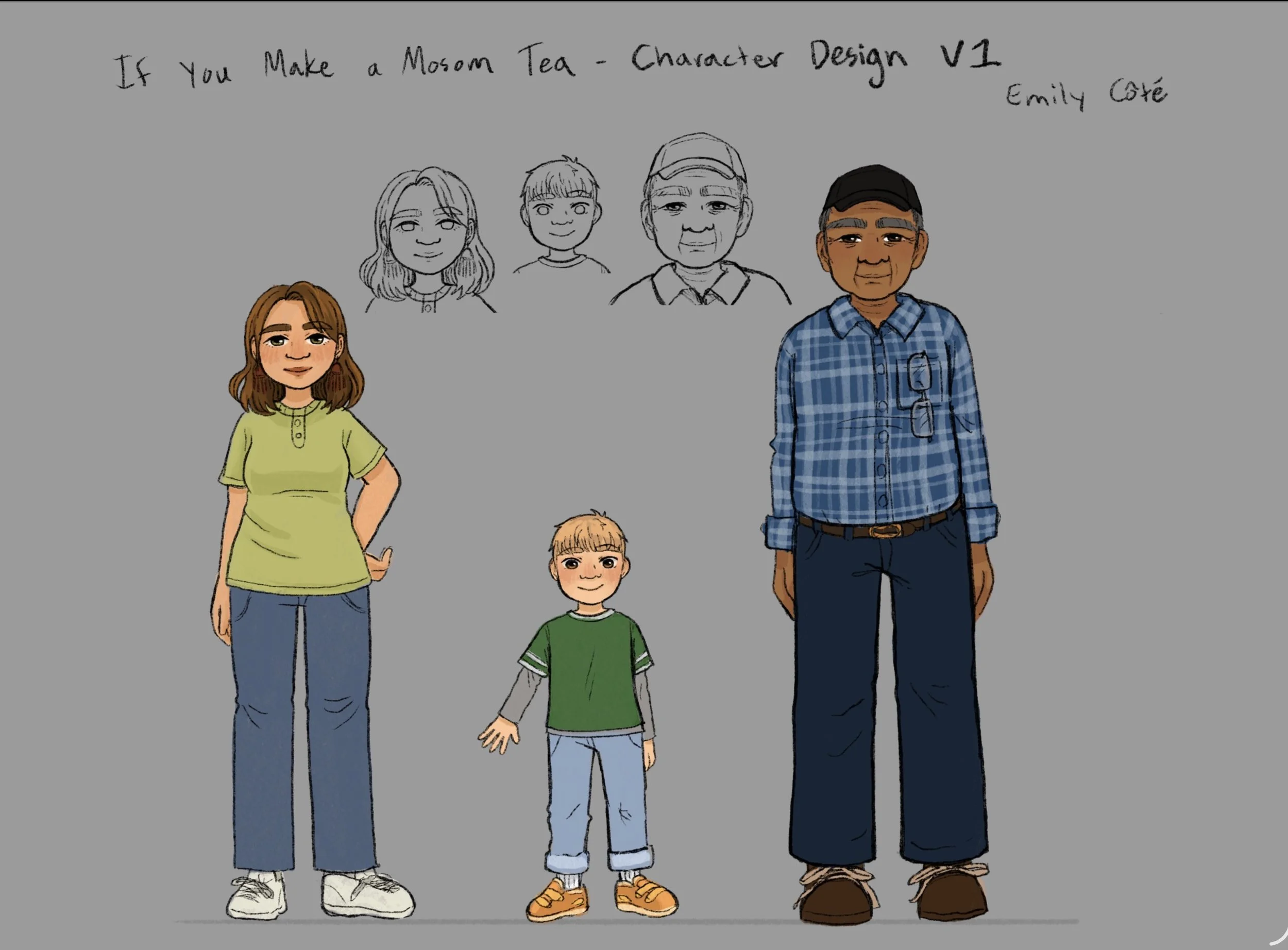 If You Make a Mosom Tea - Character Designs