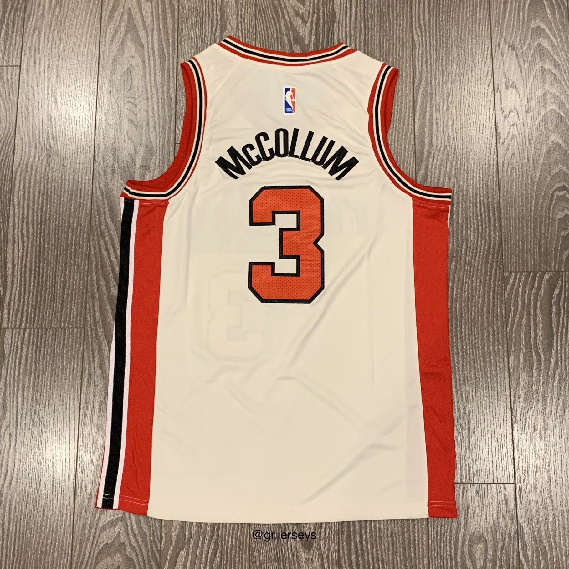 Nike Portland Blazers #3 Cj McCollum Swingman Jersey - S – Jak of all  Vintage