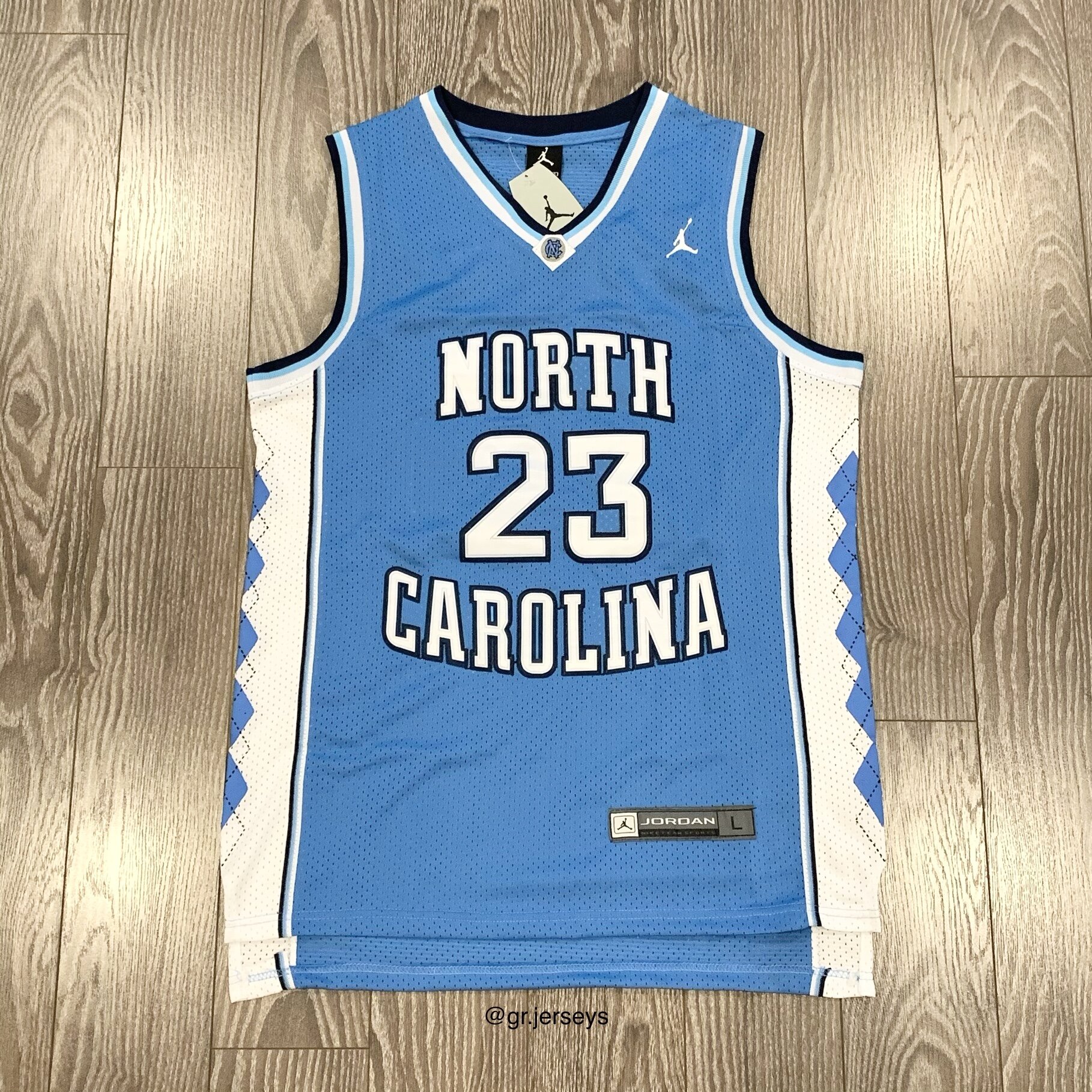 Michael Jordan North Carolina Tar Heels #23 Blue — GR Jerseys