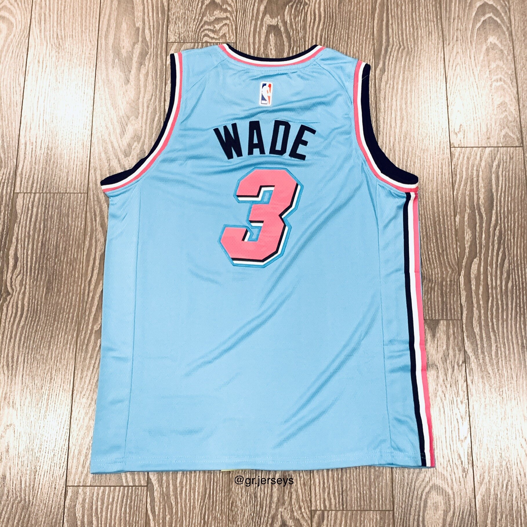 Dwayne Wade #3 Miami Heat Miami Vice Edition Small Jersey