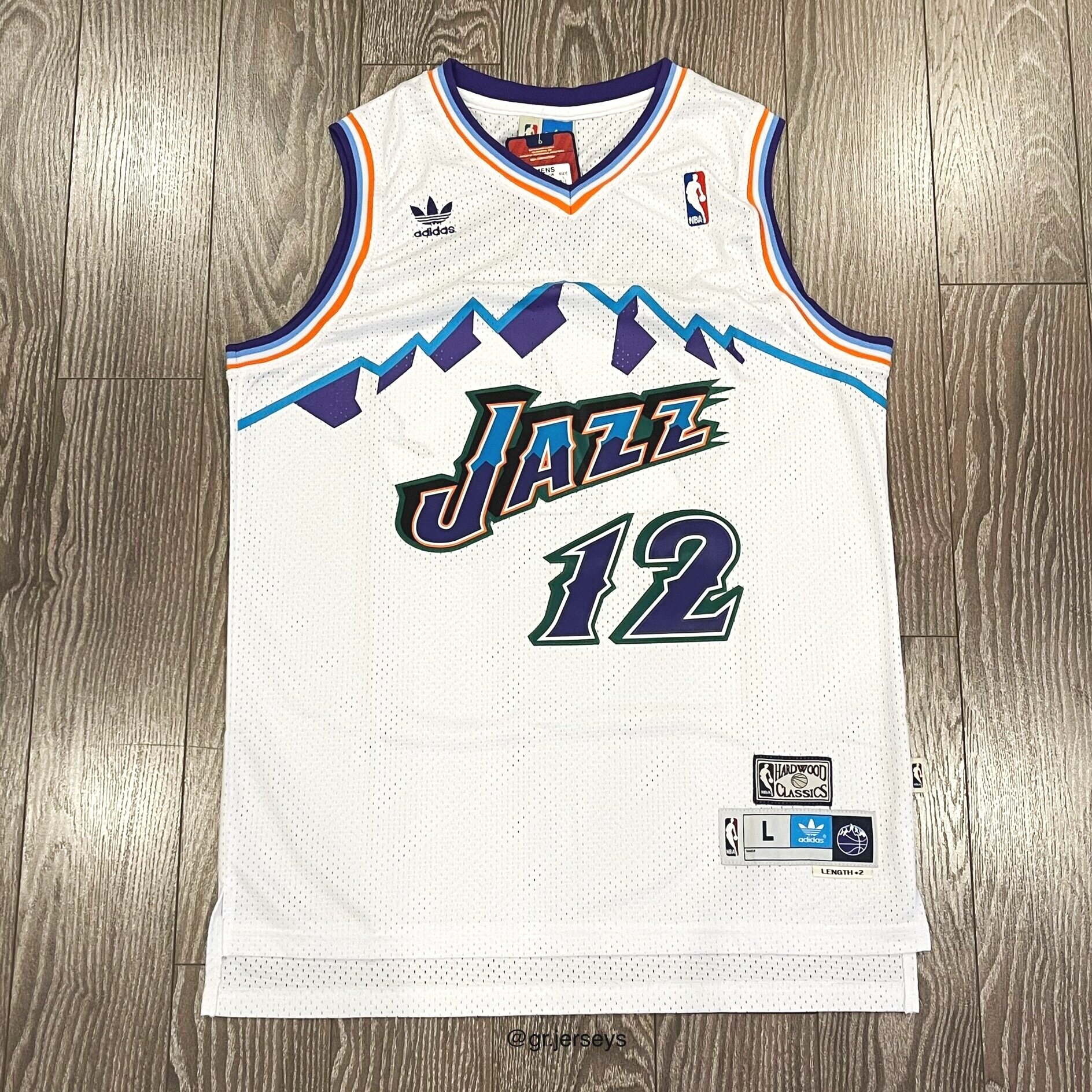 Adidas Basketball Jersey – Utah Jazz – Stockton #12