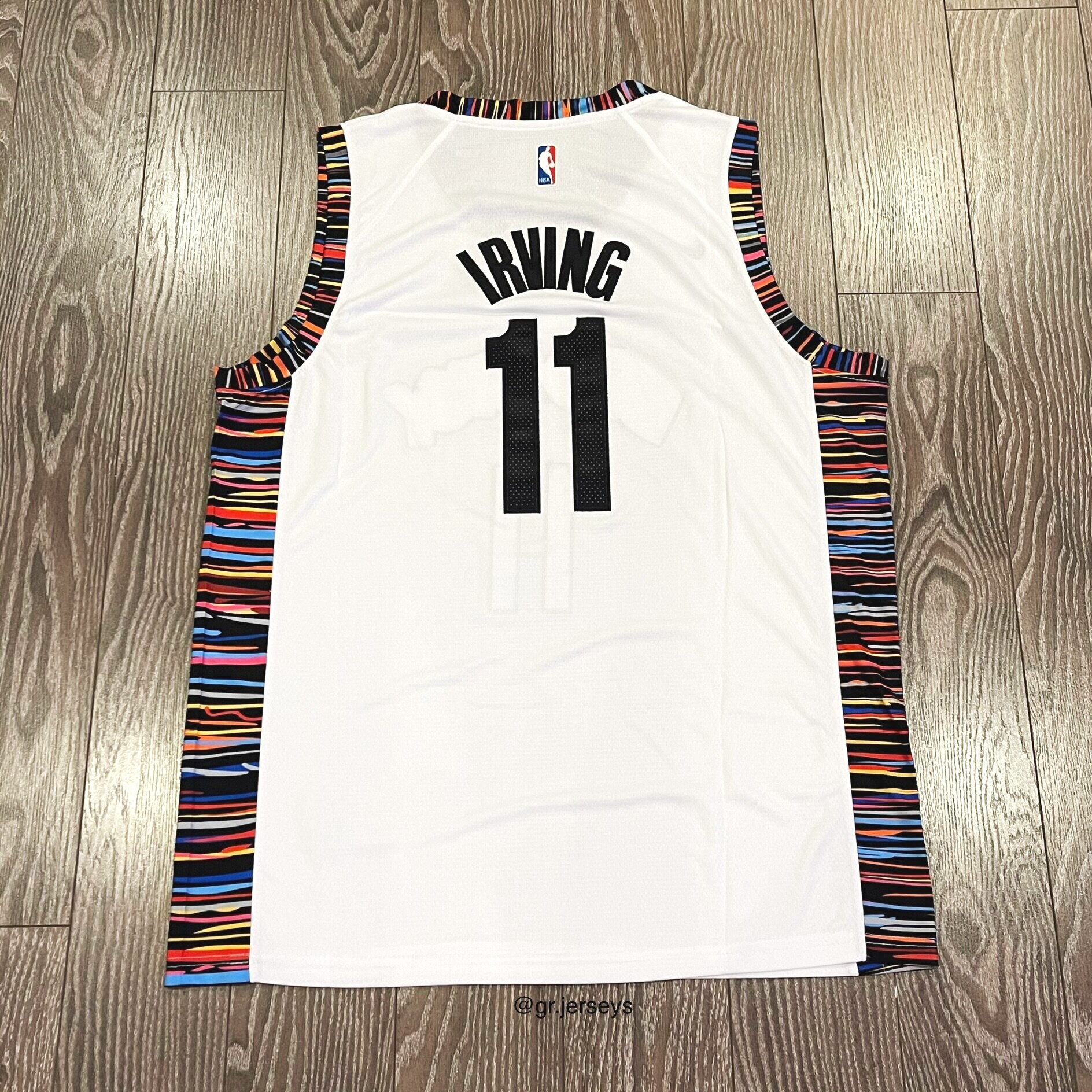 Kyrie Irving 2019-20 Brooklyn Nets Bed-Stuy City Edition Authentic Jersey  48+2