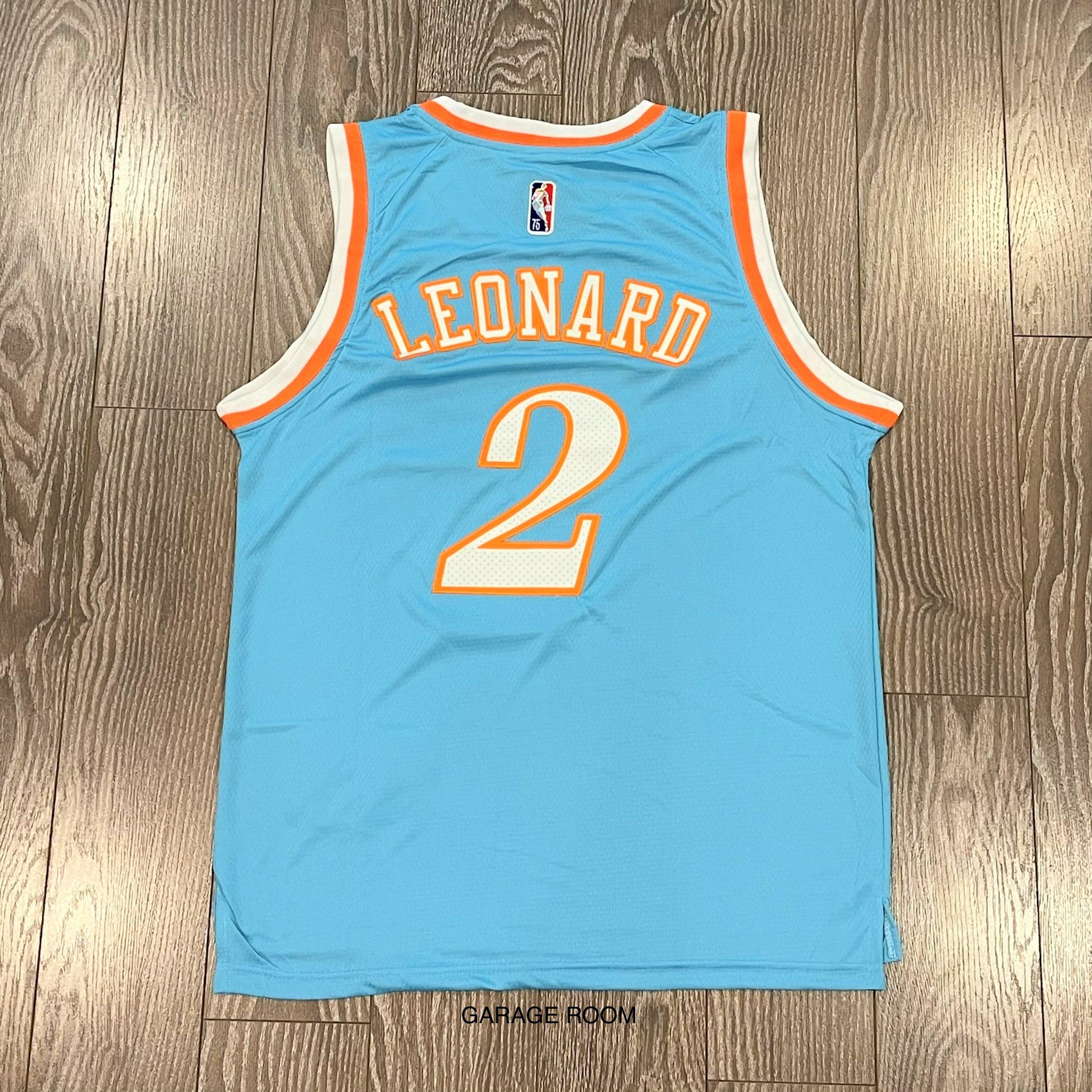 Men's Kawhi LEONARD #2 Jersey Los Angeles Clippers Jersey Size XL NBA Blue