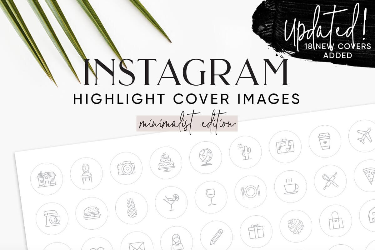 132 White Instagram Highlight Covers