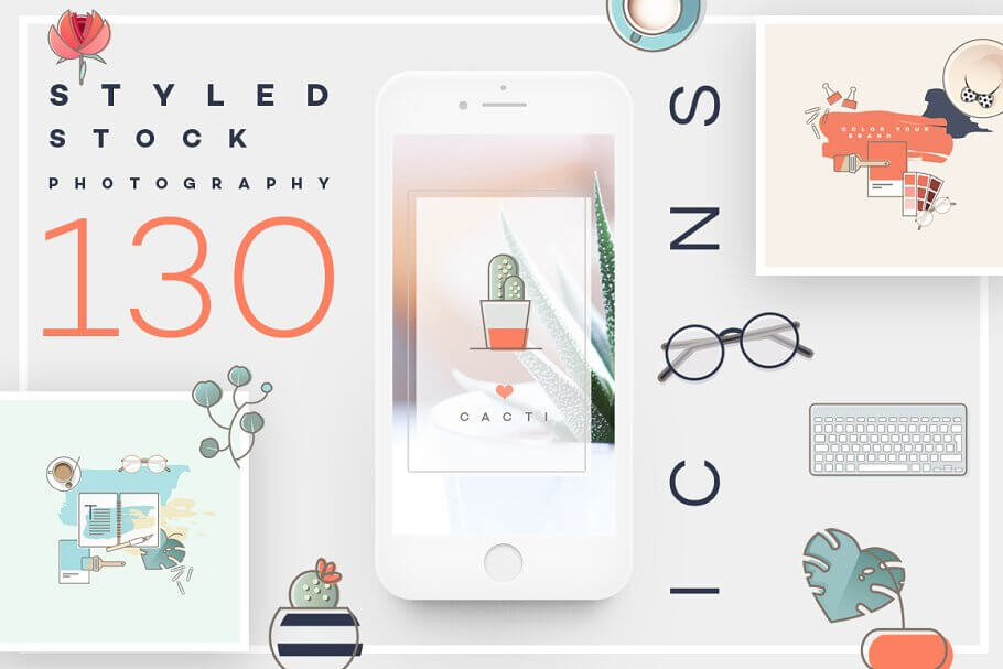 Copia de Styled stock photography icons