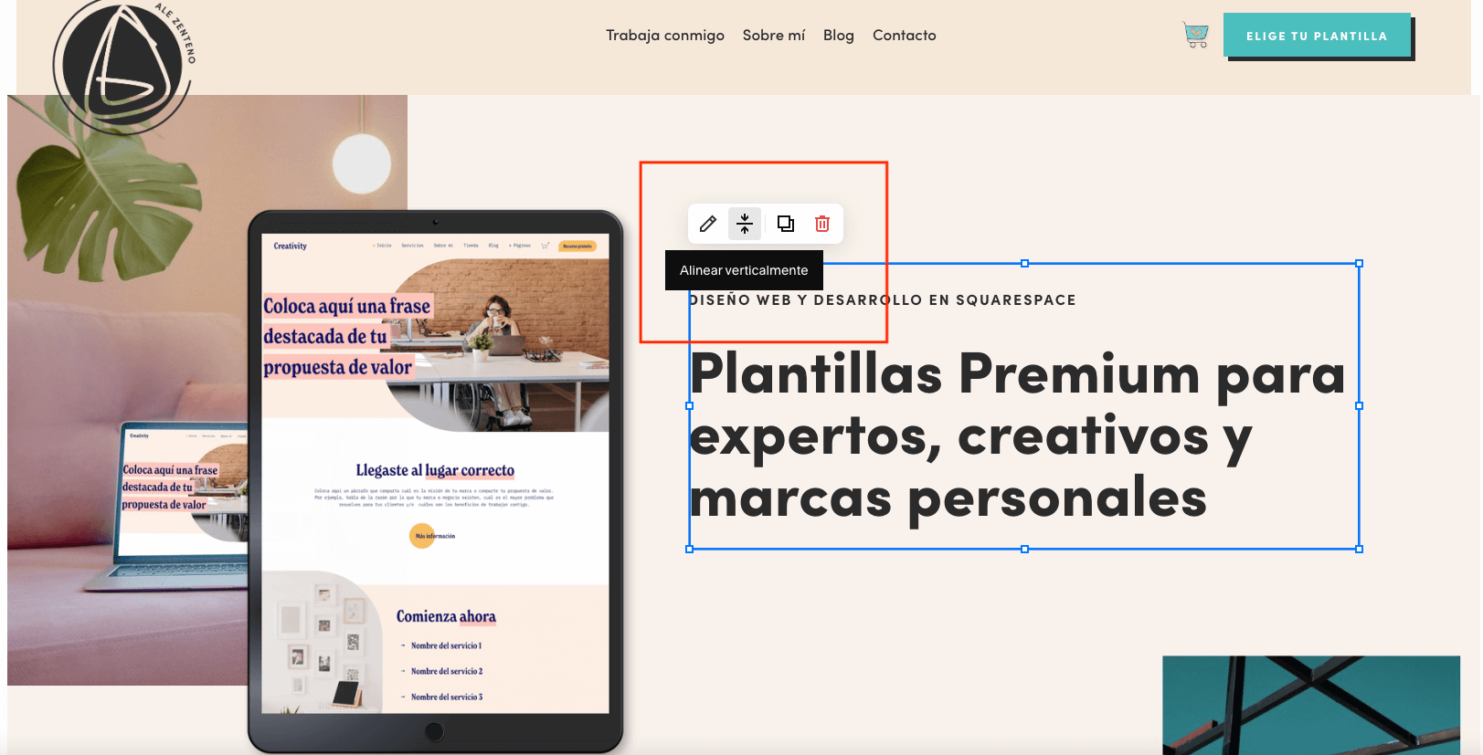 Cómo funciona el editor dinámico de Squarespace — Ale Zenteno Diseño web y especialista en Cómo funciona el editor dinámico de Squarespace — Ale Zenteno Diseño web y especialista en