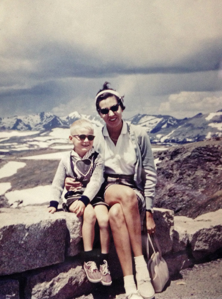 Ralph with his mother Sonja Böhne in Colorado