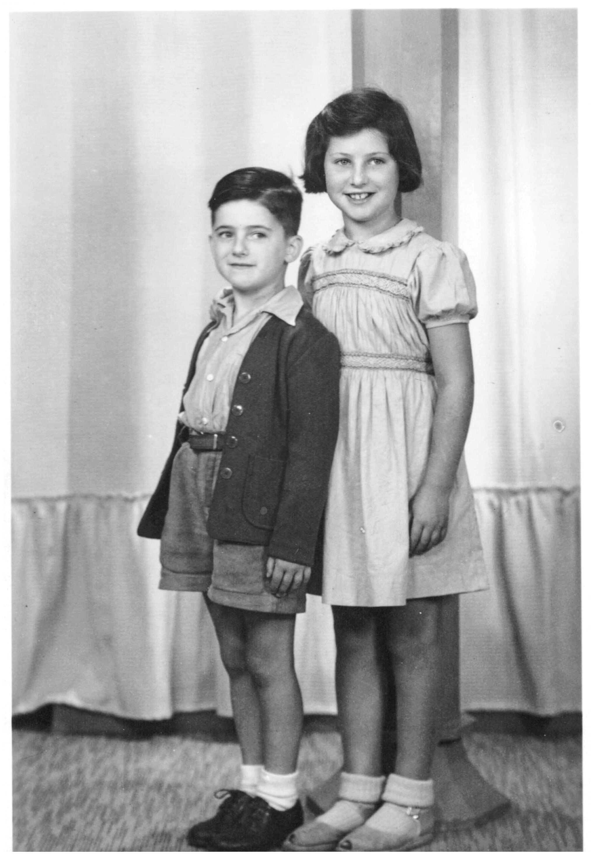 Gershon and Rita, last picture taken together before she was taken to States with paternal aunt