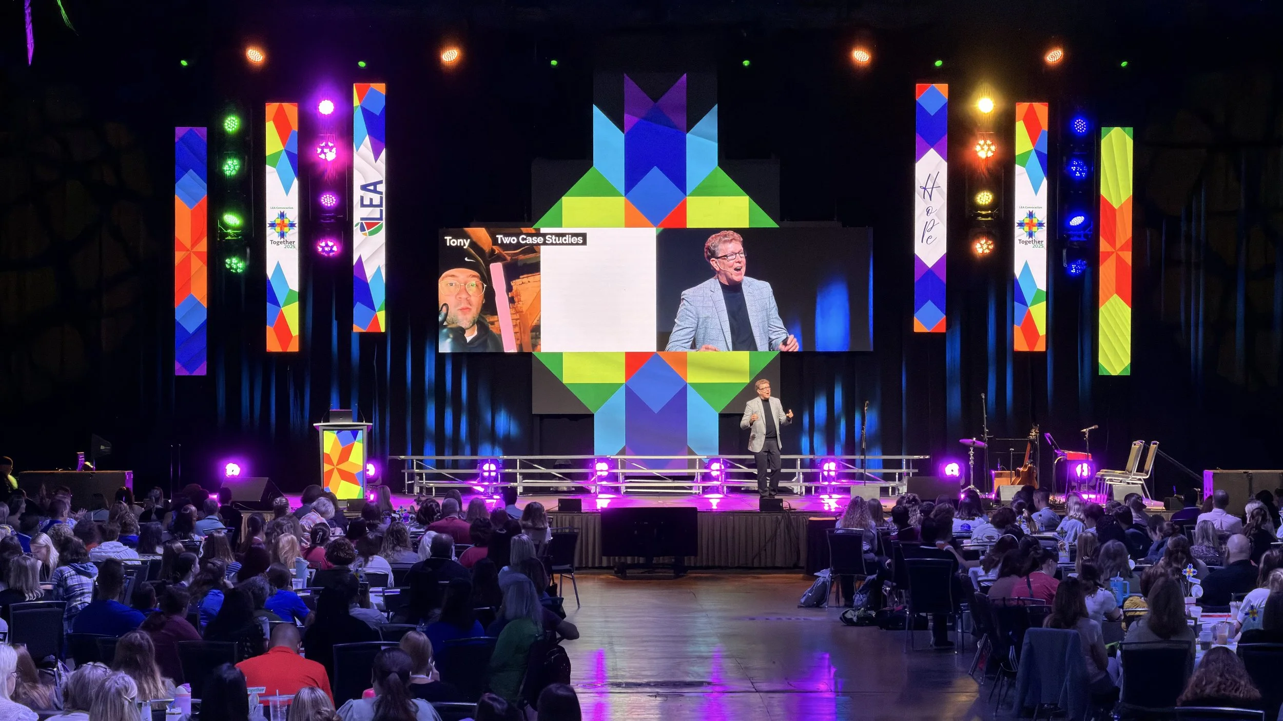 Inspirmedia Provides full production again for the LEA Convocation