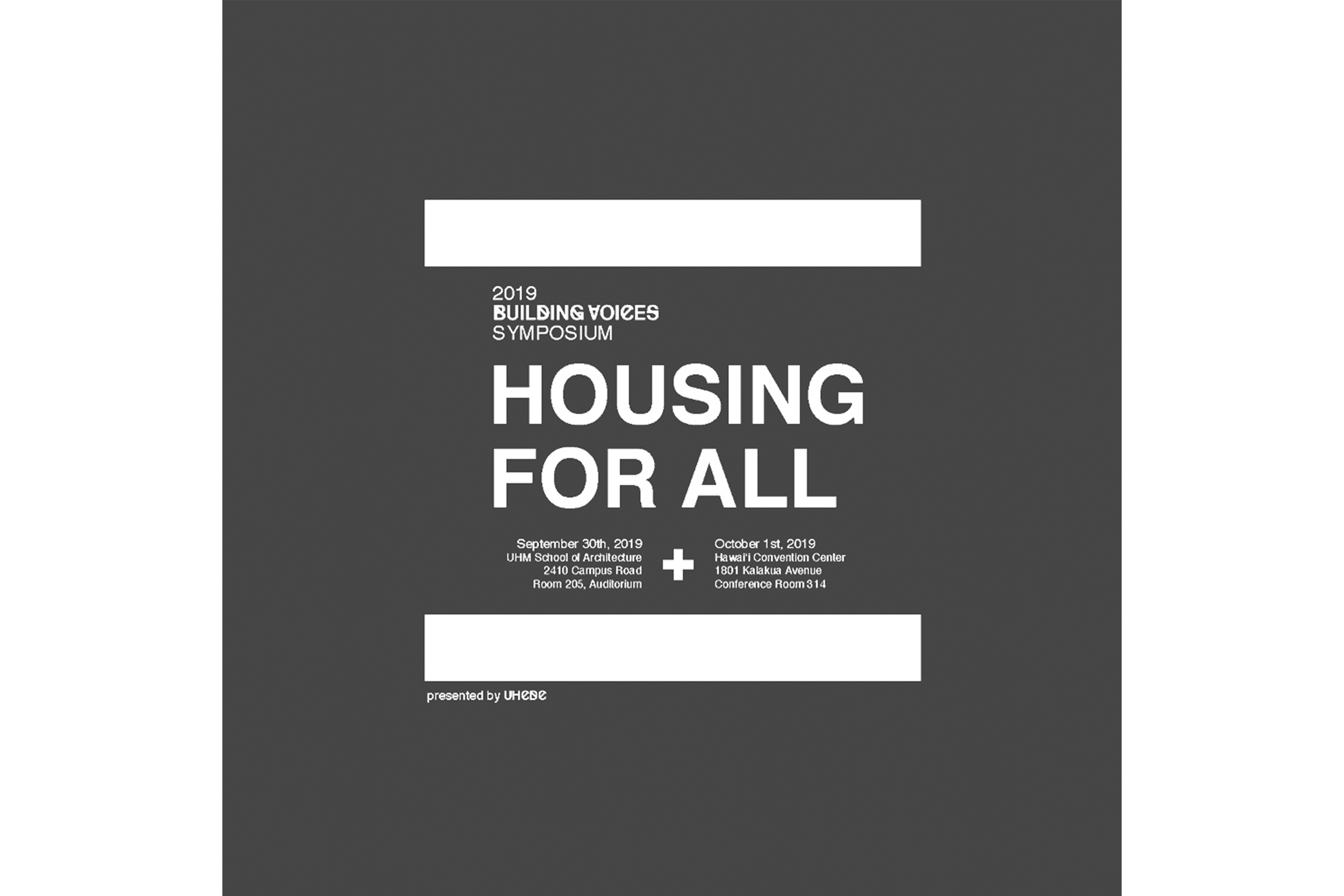 2019 BUILDING VOICES SYMPOSIUM