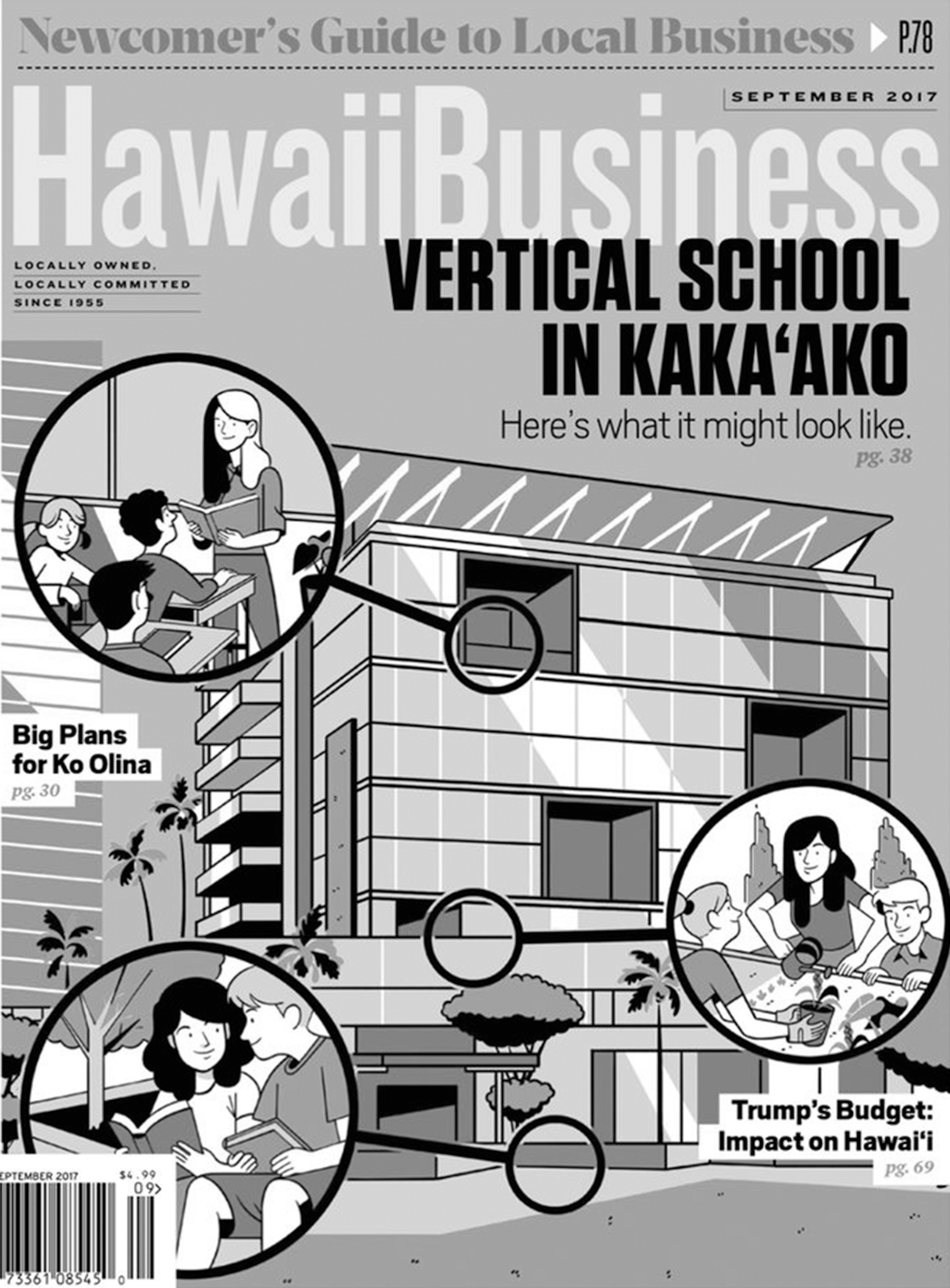 Vertical School in Kakaʻako featured in Hawaii Business Magazine