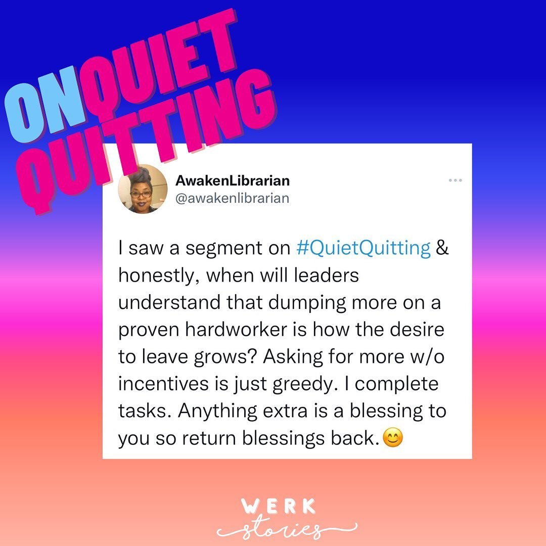 Thoughts on &ldquo;quiet quitting&rdquo;
Which one resonates for you?
#quietquitting #atwork #workboundaries #boundaries #workculture #toxicworkculture