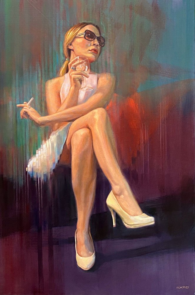 Savour the Moment – 36" x 24" – Oil on Canvas
