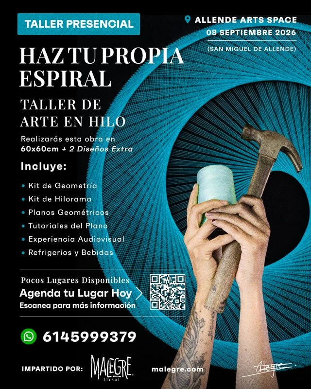 Taller de Arte en Hilo Espirales