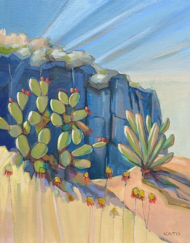 On Top of the World – 13.75" x 11" – Acrylic