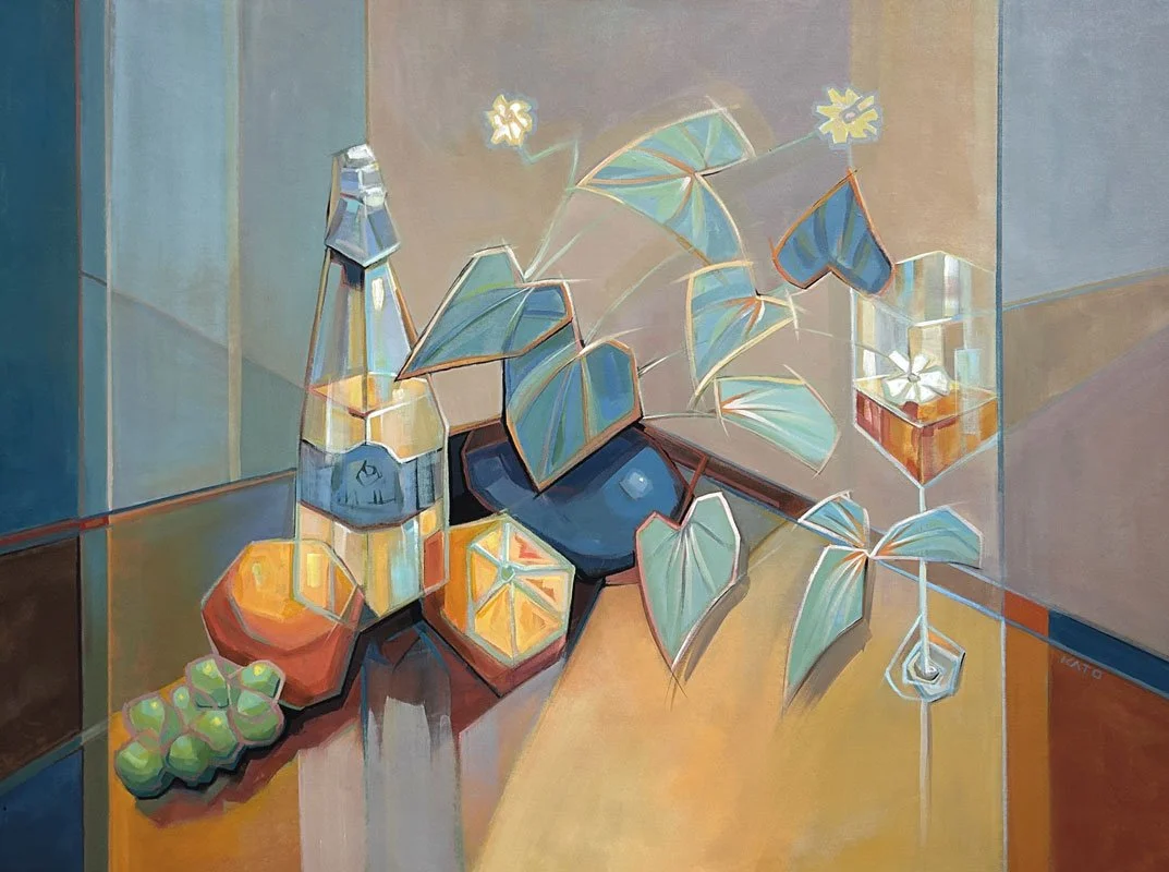 Playful Romance I - 36" x 48" - Acrylic on Canvas