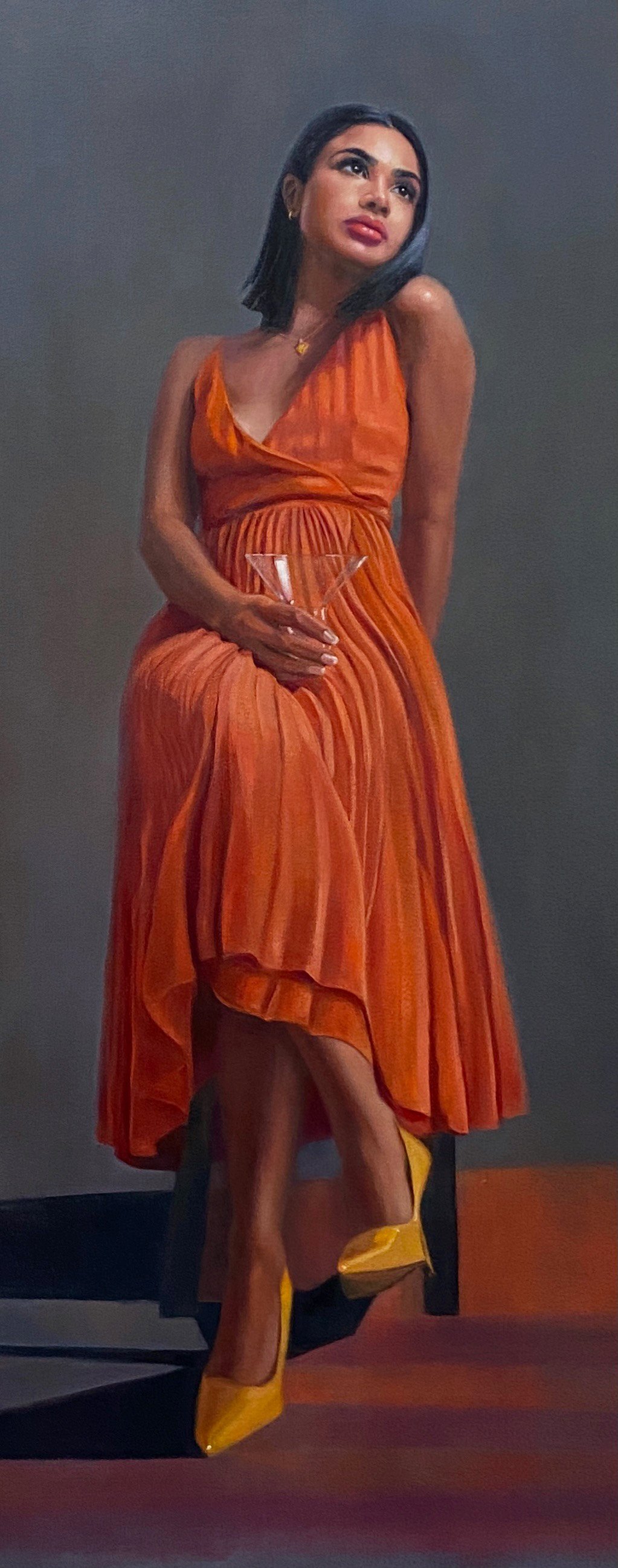 Dream Weaver – 34" x 14" – Oil on Canvas