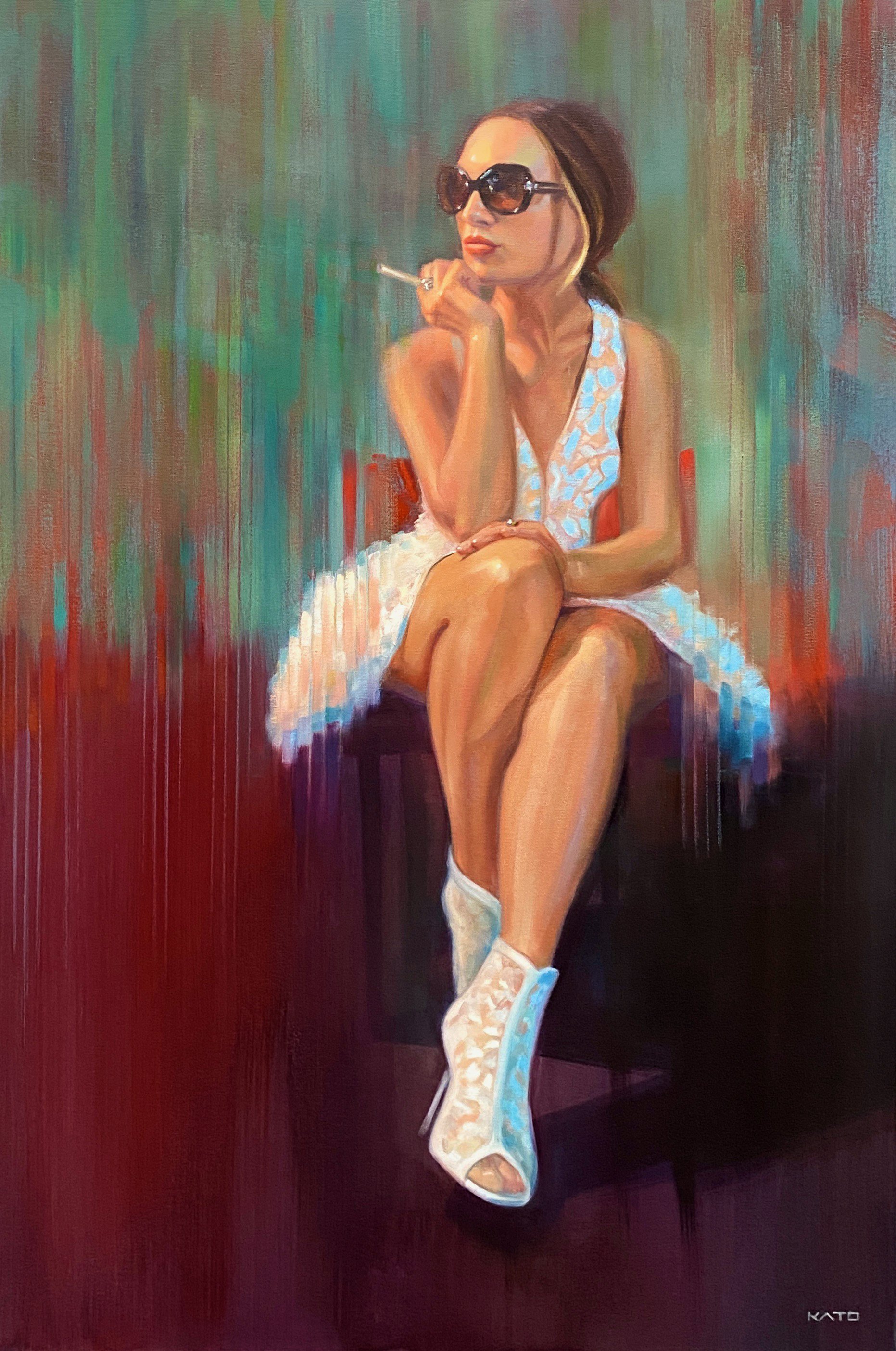 Intrigue and Romance – 36" x 24" – Oil on Canvas