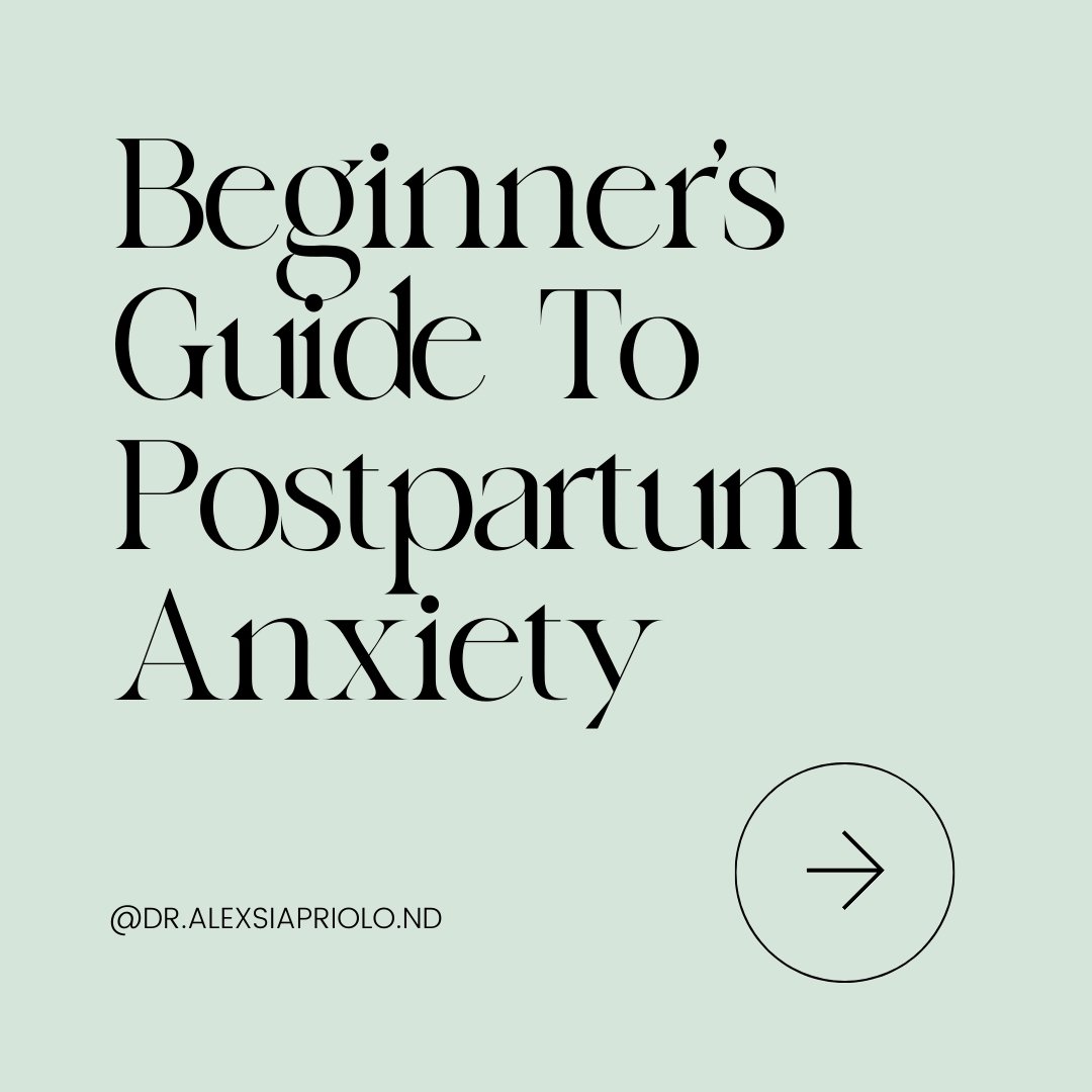 Postpartum Anxiety is another common condition following birth. 

Risk factors include a personal and/or family history of anxiety as well as challenges with pregnancy and/or birth. 

Symptoms include:
- Fear and anxiety
- Panic attacks
- Shortness o