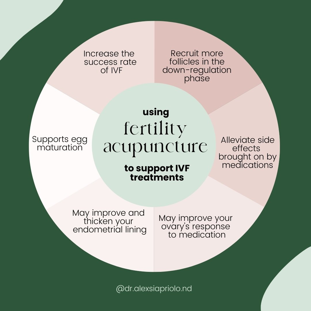 Sometimes a little bit of science is needed to help your become pregnant and bring home a bundle of joy!

I often get patients coming in to use acupuncture to support the IVF process - for both an egg retrieval as well as embryo transfer (usually fro