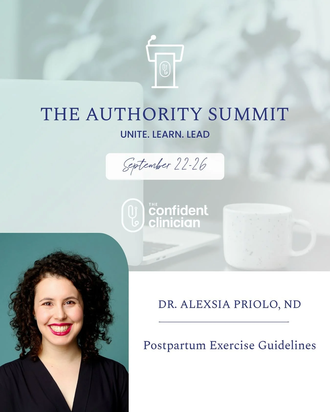 For my practitioner friends: Next week I&rsquo;ll be speaking at @theconfidentclinicianclub&rsquo;s free Authority Summit with a number of my fantastic colleagues, discussing postpartum exercise guidelines. 

As you know, in my practice I live and br