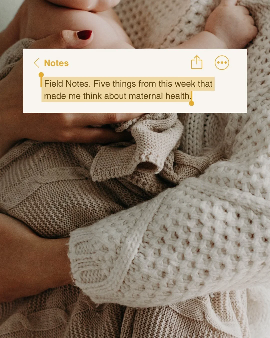 Field notes from this week. 

〰️ cottage cheese egg bites that I prepped for the mornings (could be more protein rich, but I&rsquo;m not skipping a meal so that&rsquo;s a win)
〰️ the weather was beautiful at some point this week. Jumped out of the ca