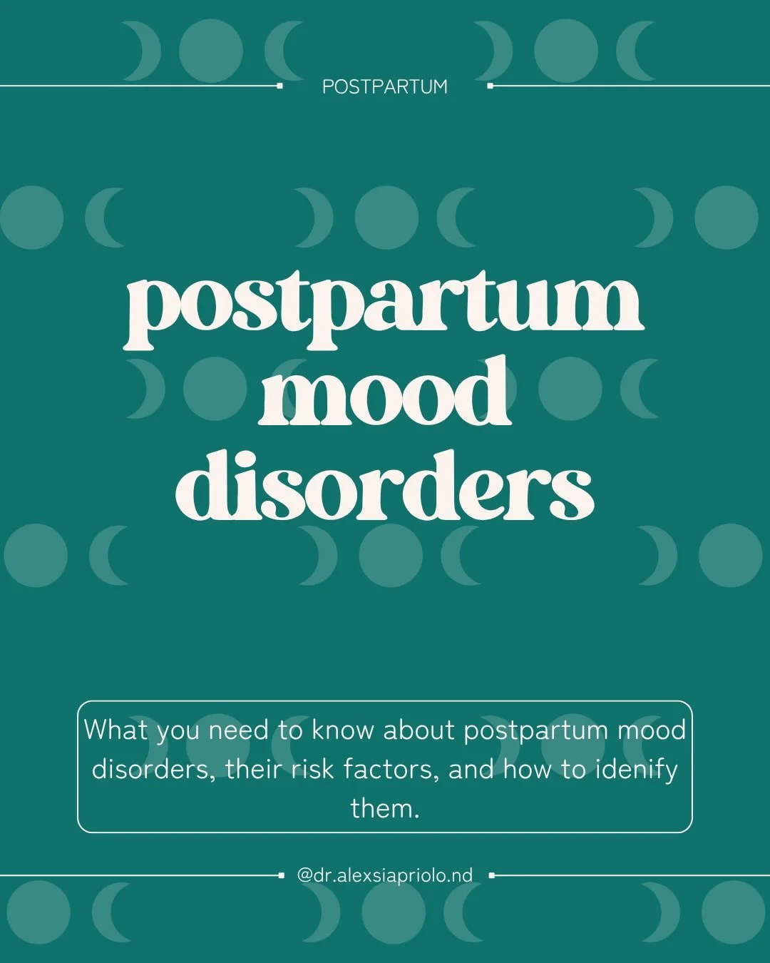 Here&rsquo;s what you need to know about the 4 main types of postpartum mood disorders. Better yet, send this lis to your partner so they can also be aware of these symptoms. 

Learn more on this week&rsquo;s episode of the Made to Mom podcast. Link 