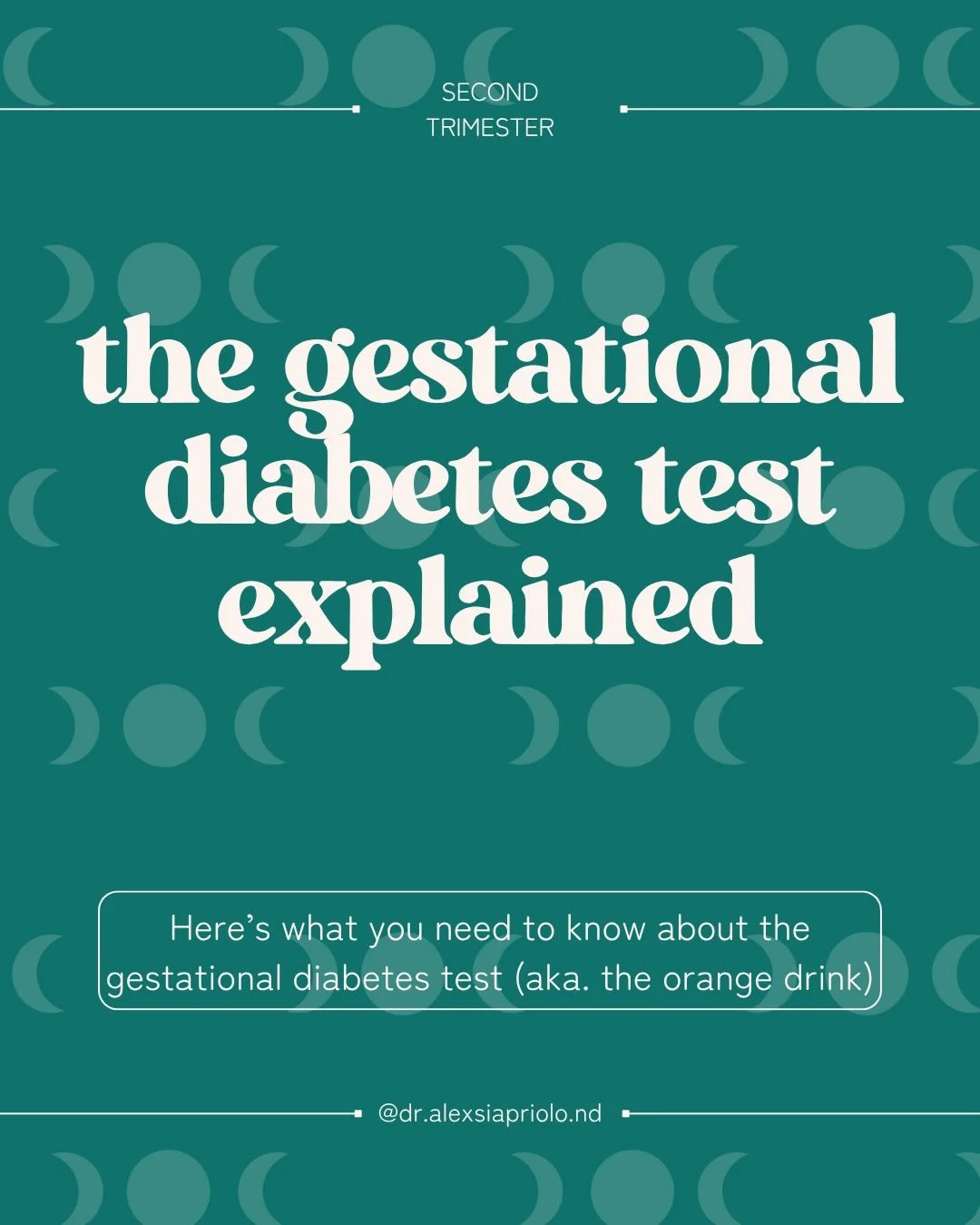 In my experience, many people fear the gestational diabetes test. Maybe it&rsquo;s because it&rsquo;s a lot of sugar (but so is a large ice cream 🫣), or they fear the results. 

No one wants to be diagnosed with gestational diabetes  But it can happ