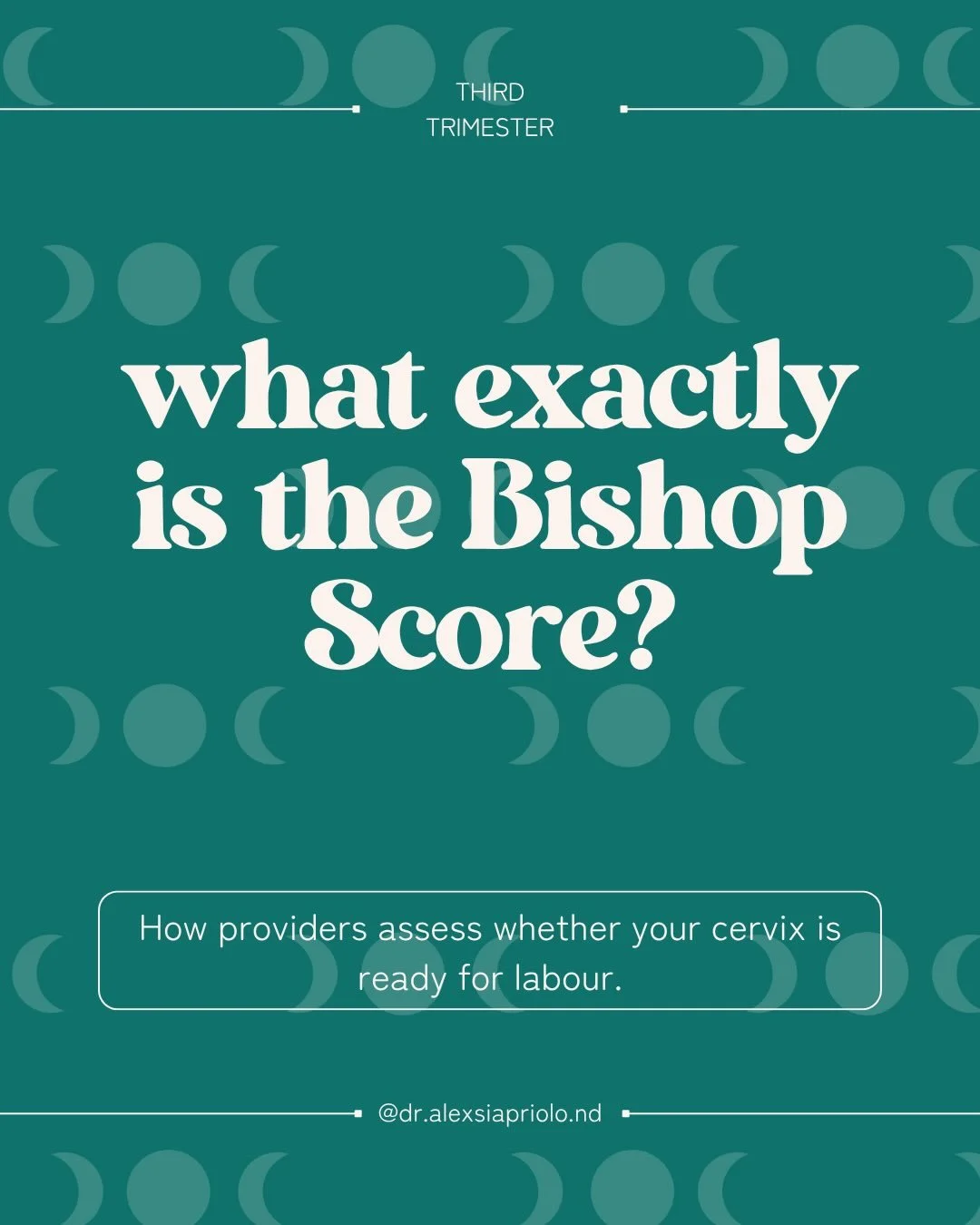 When I see clients for labour preparation acupuncture, I&rsquo;ll ask about their cervix - especially as they pass 38 weeks (as some may have begun stretch and sweeps). 

The Bishop Score looks at cervical favourability, because before an induction i