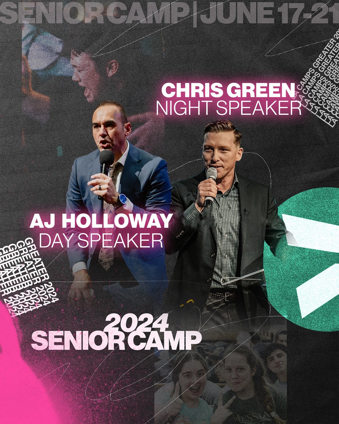 Our 2024 Senior Camp speakers!! @hyphenonline camp speakers dropping soon!! 🤯🤯
&bull;&bull;&bull;
Only about a month away from registration closing! 🚨 Visit the link in our bio or our website for more info about LA Youth Camps and links to registe