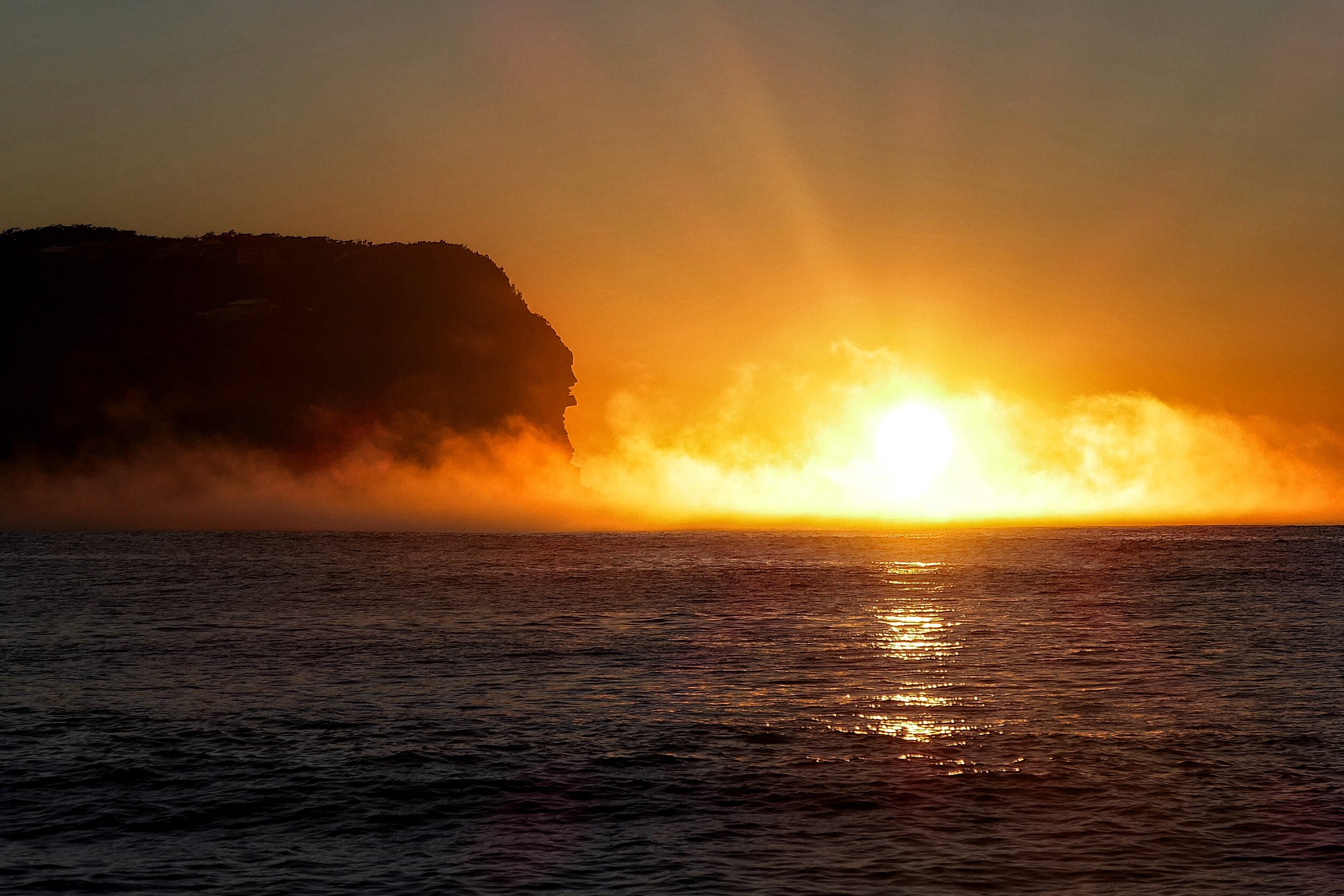Early morning sea mist, Macmasters Beach NSW