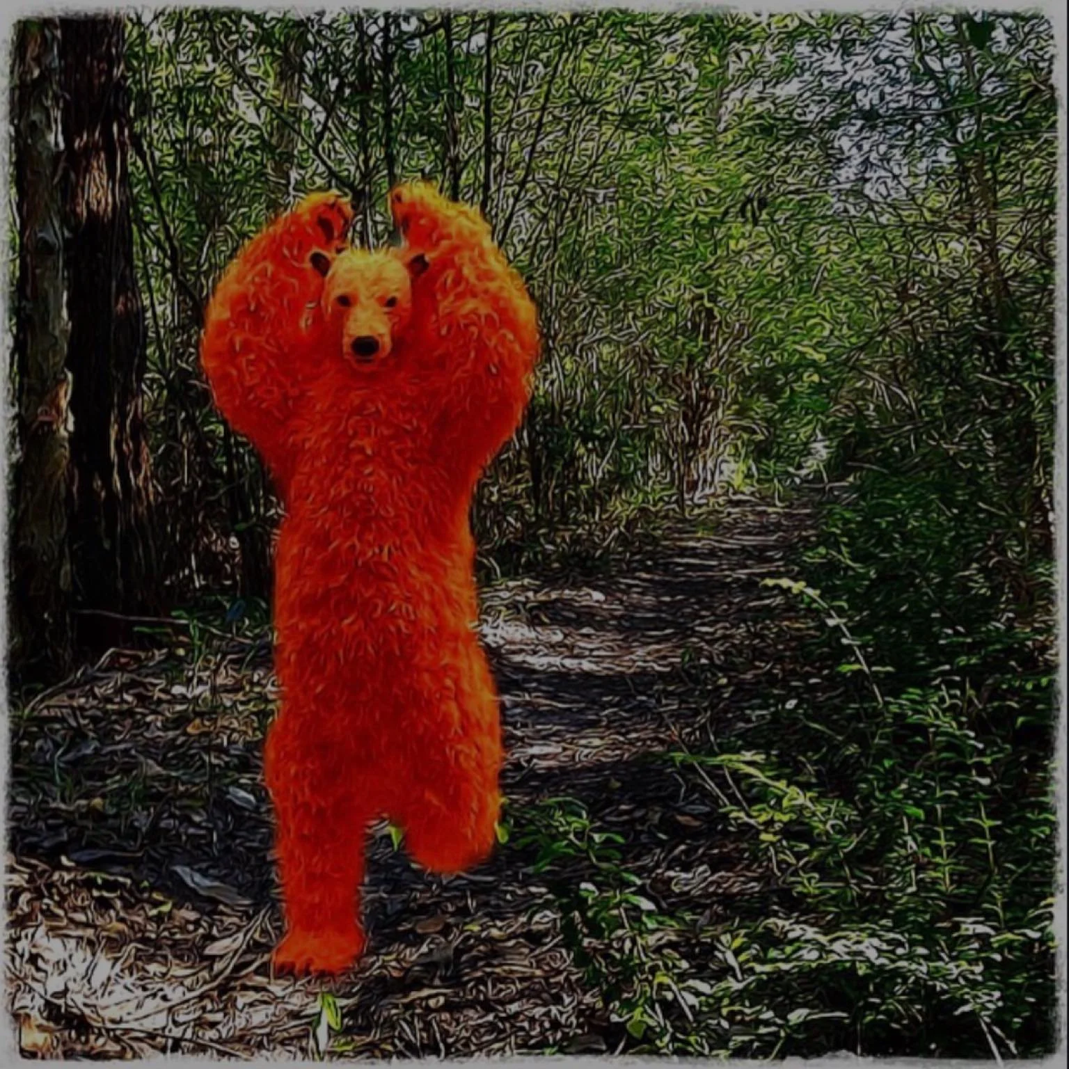 If you go down in the woods today
You&rsquo;re sure of a big surprise
If you go down in the woods today
You&rsquo;d better go in disguise.

#fridaynightwineedit #revisited #artyfartyseriesbyanne