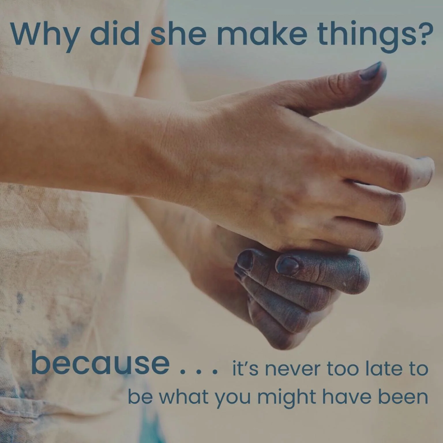 becoming remarKable ~ it&rsquo;s never too late

(a reminder for you @ba_booskah 🩵)

#coaching #becomingremarkable #coachingprofessional #remarkablelife #remarkablelifecoach #makersspace