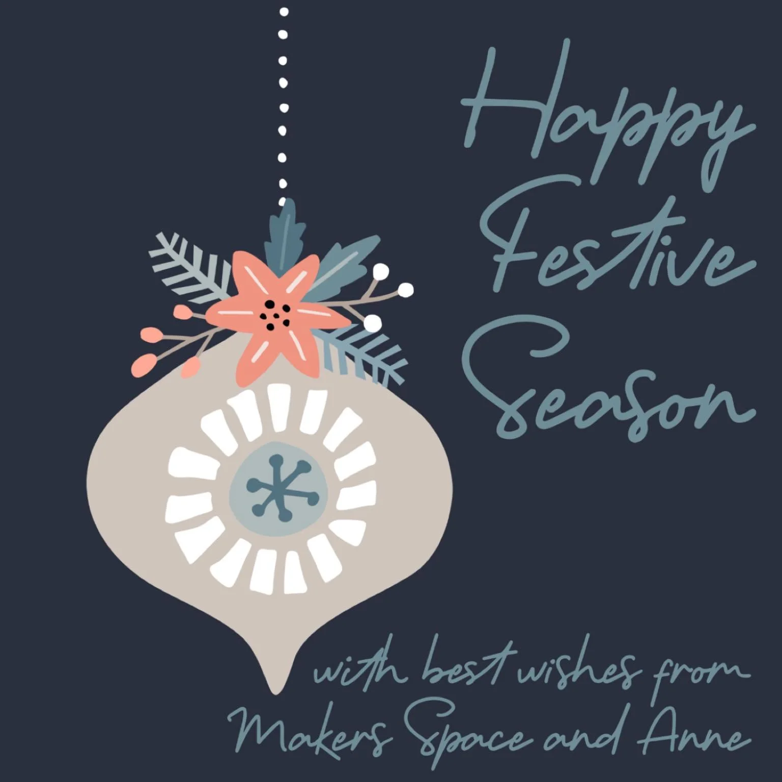 Wishing you a peaceful holiday season, spent in good company, finding joy in being together and slowing down a little.

Thank you to all of you for supporting local and choosing hand crafted. I look forward to more creative journeys, shared with you 