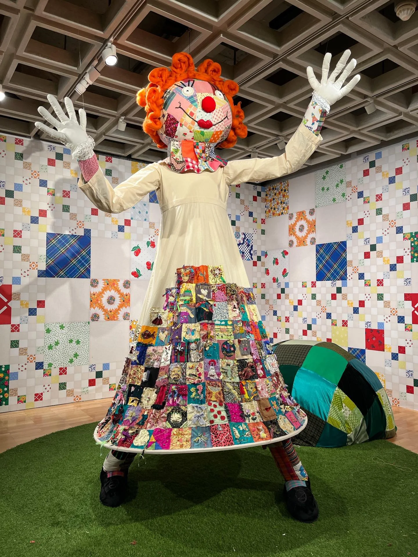 ~ current mood ~ art making meets serious play

Sydney artist Raquel Caballero invites you into her new exhibition @artgalleryofnsw, The Patchwork Portal, where you can take part in a collaborative artwork full of colour and sprinkled with magic.

In