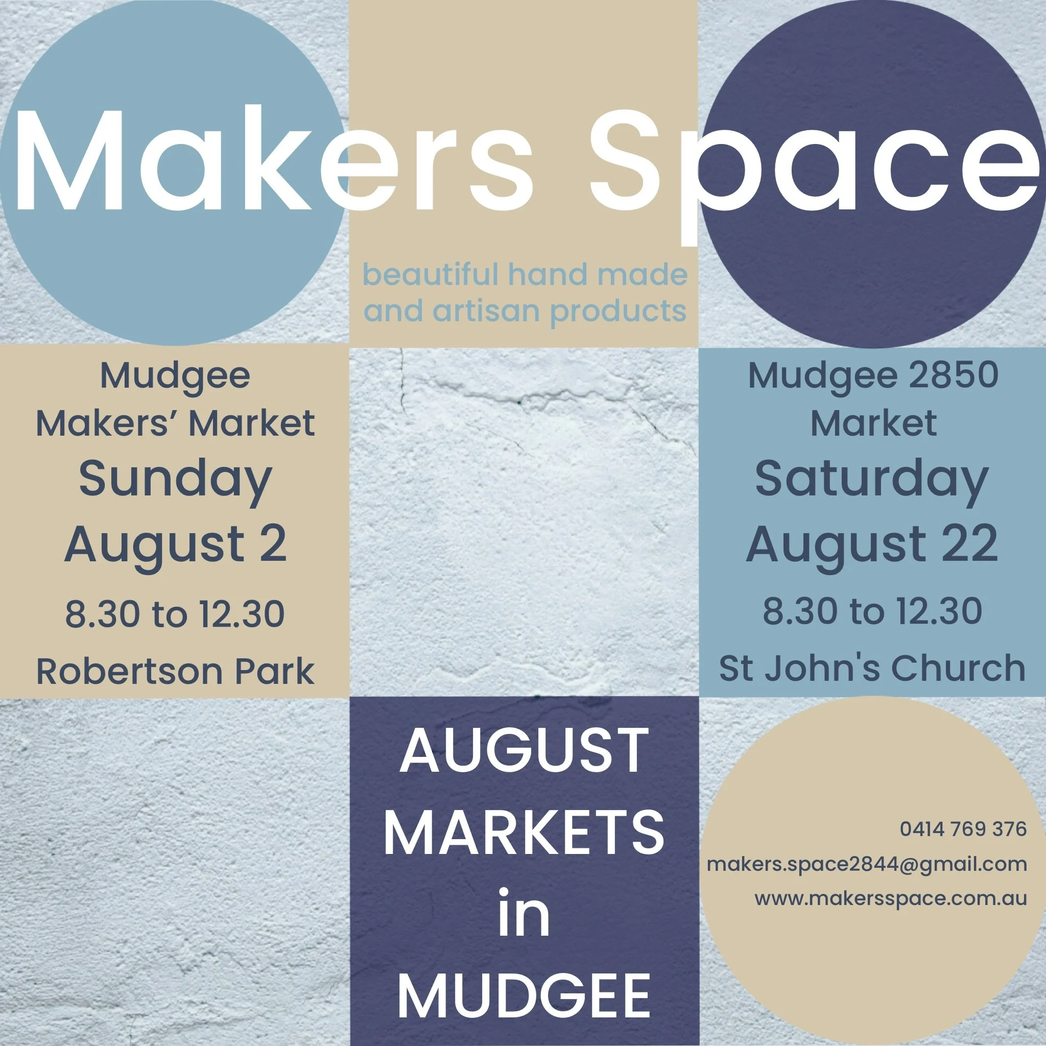 We&rsquo;ll be there, with all the good things for you!

Dunedoo Dukkah
Salad Sprinkle Seeds
Mulled Wine Mix
Rescued Remnants
 ~ Yarn Wrangler Bags
 ~ Totally Totes!
 ~ Bits &amp; Bobs Bags
 ~ Table Runners and more
small ART ~ mixed media and digita