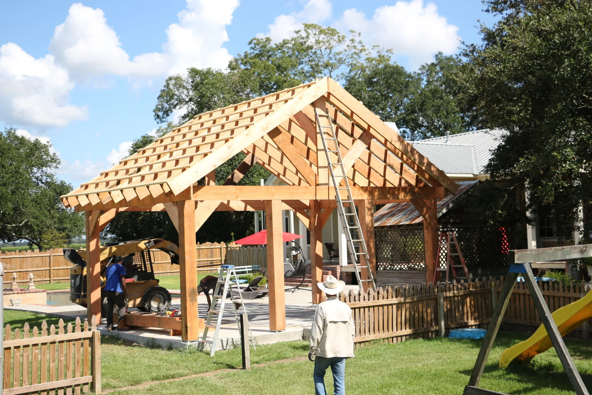 Cypress Patio Cover — Sealcoating Asphalt