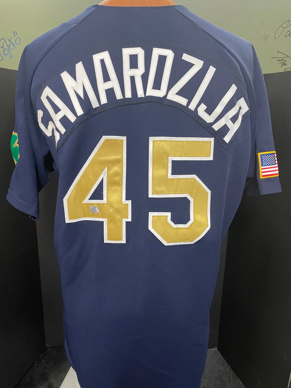 GAME USED JEFF SAMARDZIJA NOTRE DAME BASEBALL JERSEY STEINER COA — Augie's  Locker Room