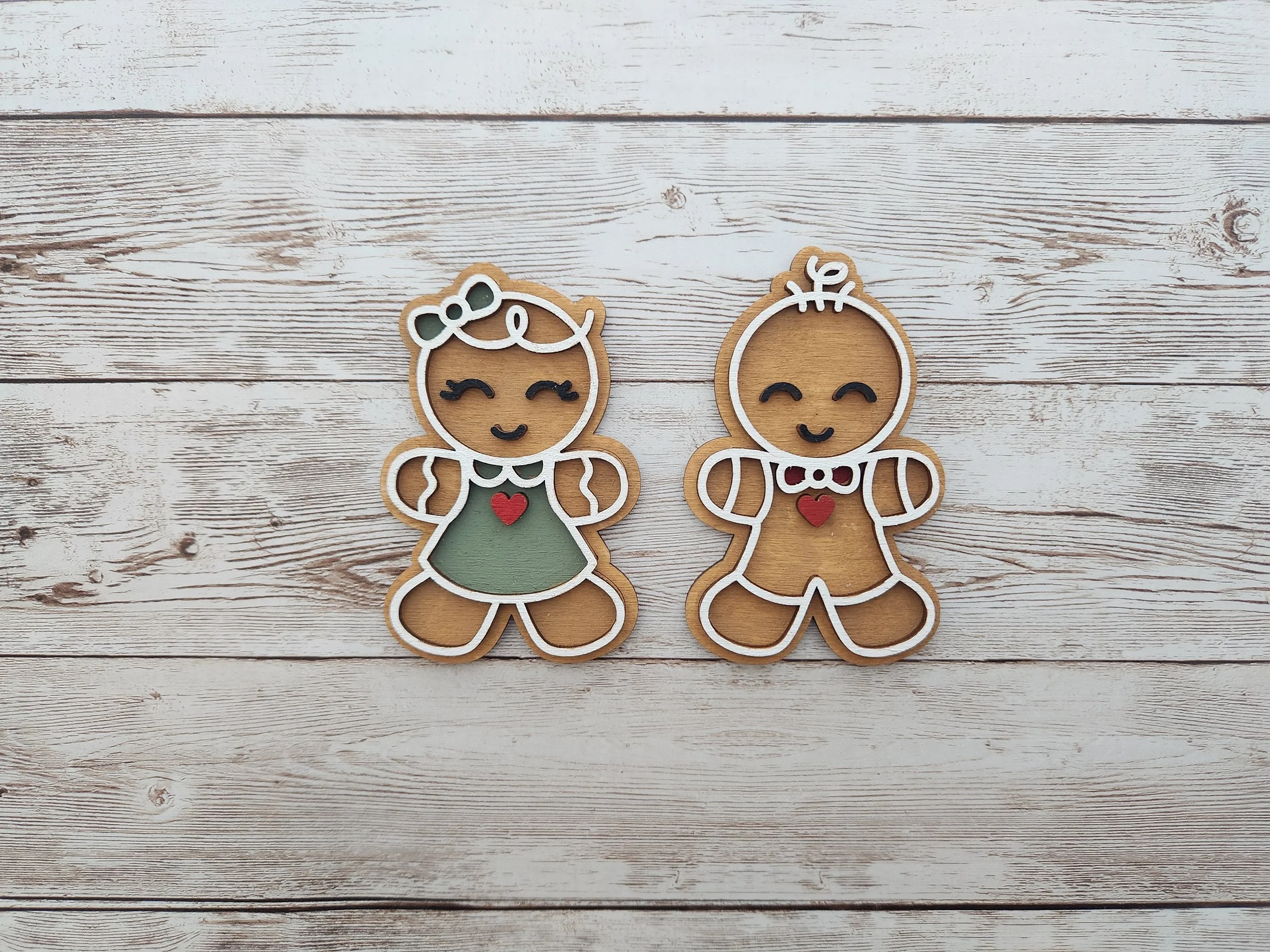 CRAFT KIT - Gingerbread Boy & Girl